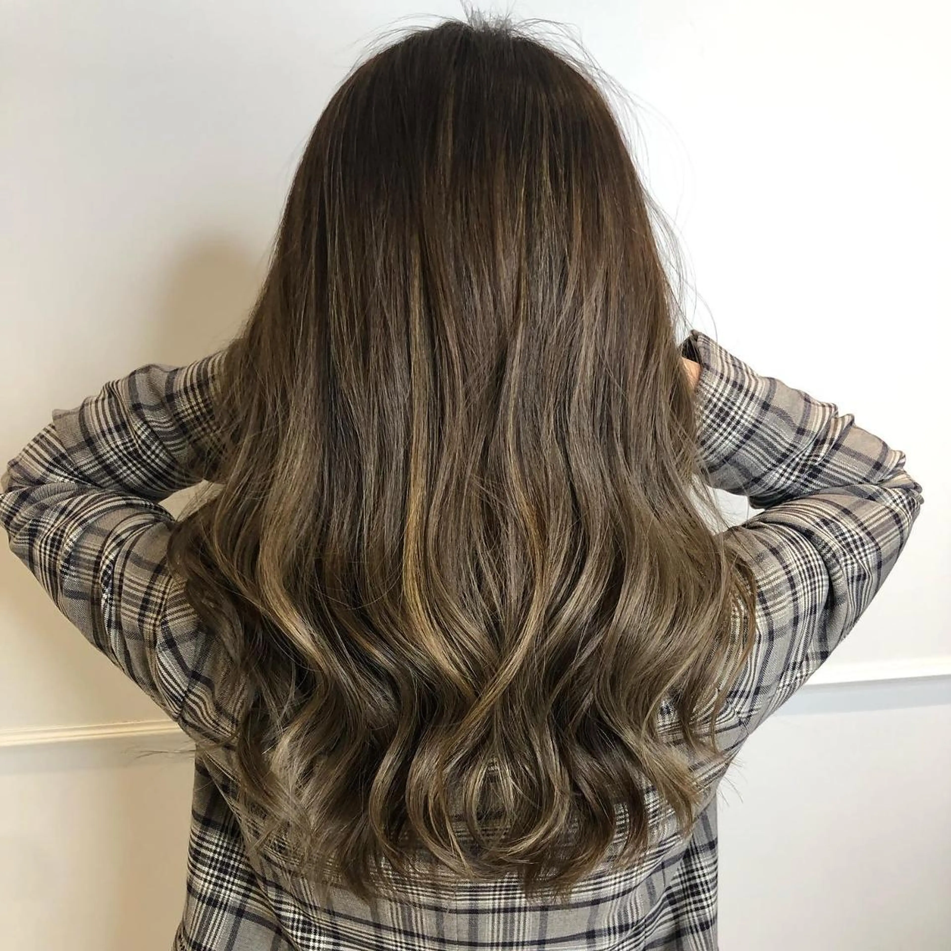 ミディアム カラー ハイライトカラー 外国人風カラー ハイライト 【大人髪】men's パーマ/潤艶髪のヘアスタイル