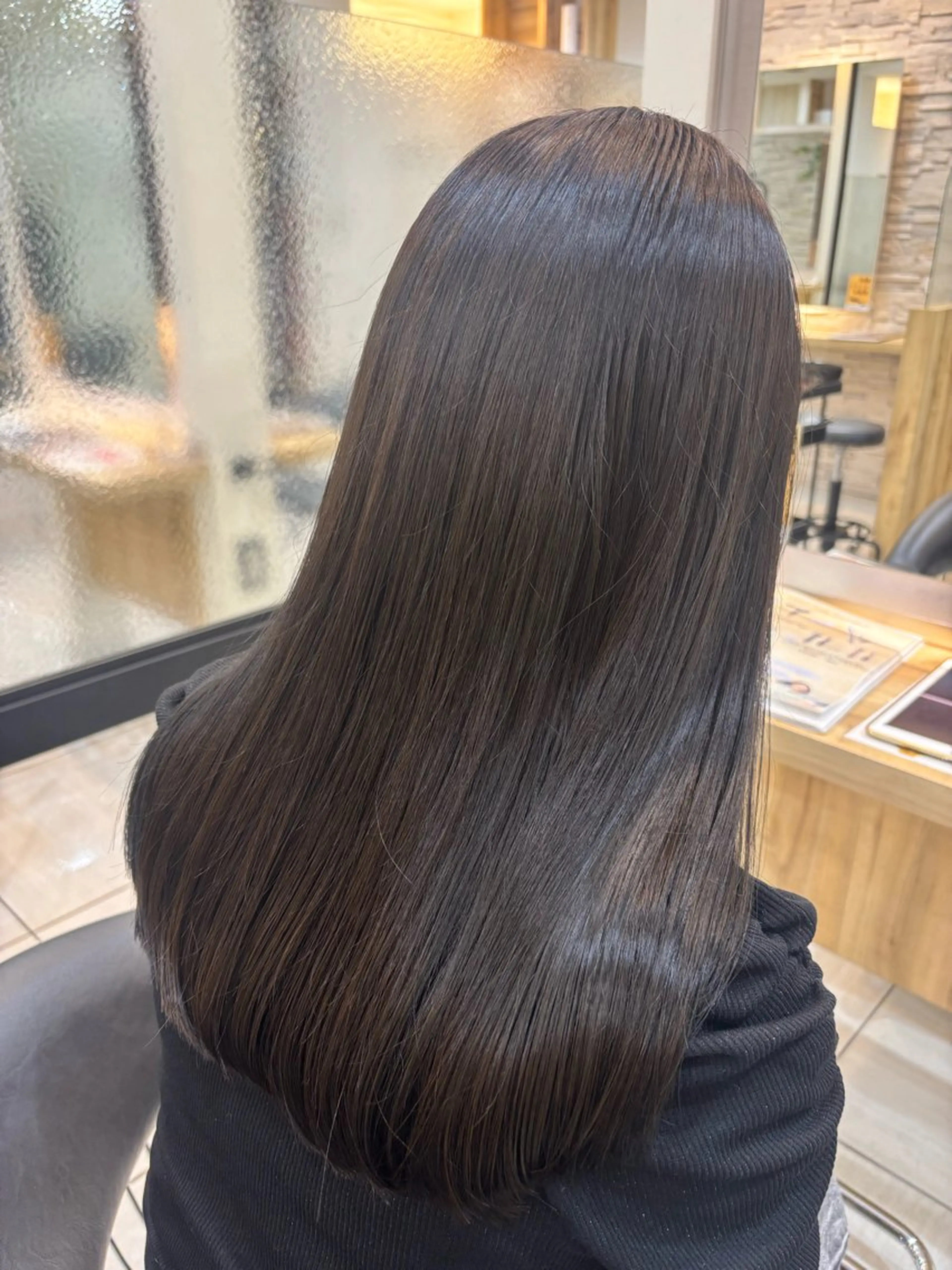セミロング 縮毛矯正 縮毛矯正 田野倉NEXT店 美髪ニストのヘアスタイル