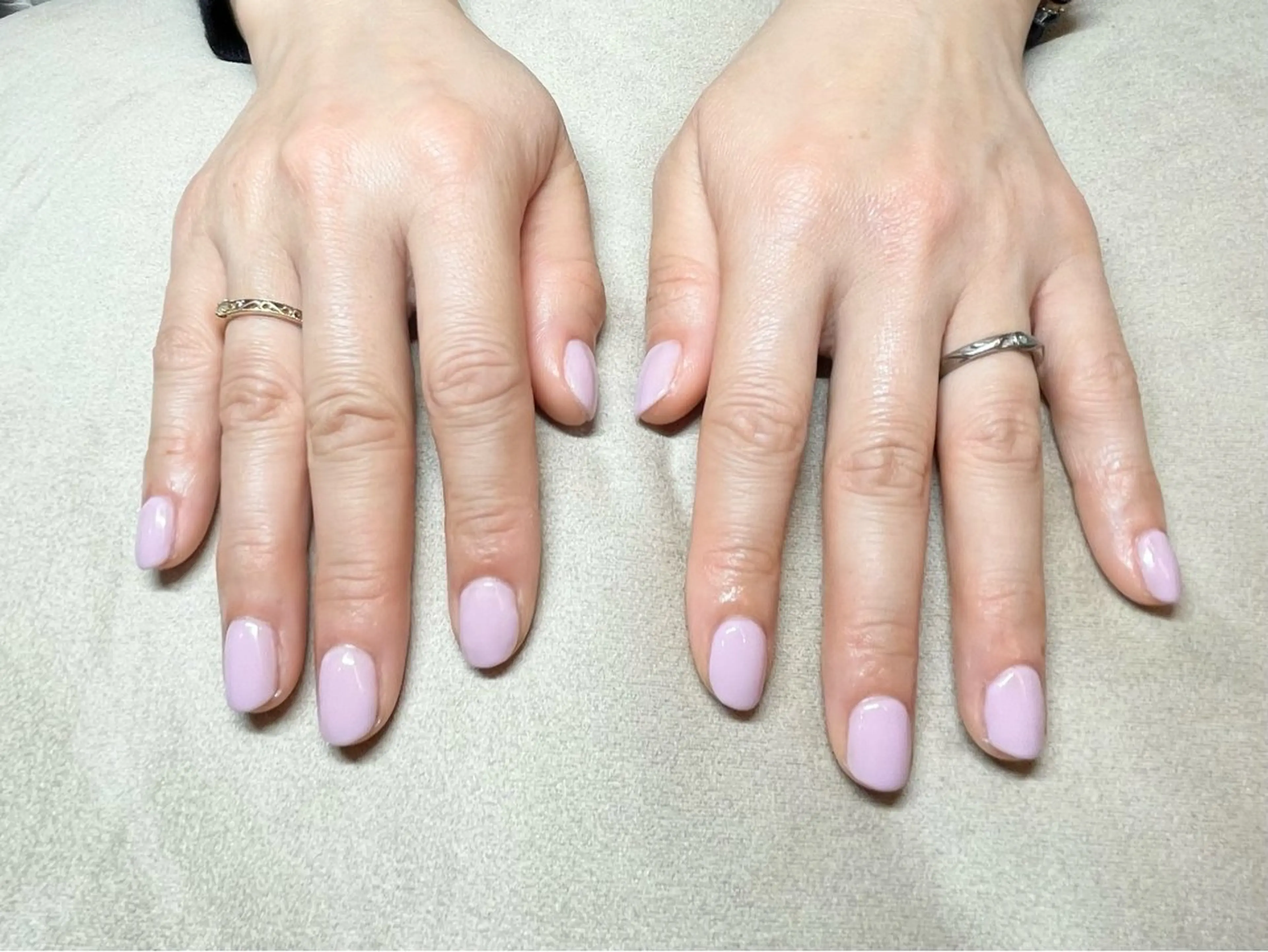 ネイル ワンカラーネイル パラスパガーデン Nitagai☺︎のネイルデザイン