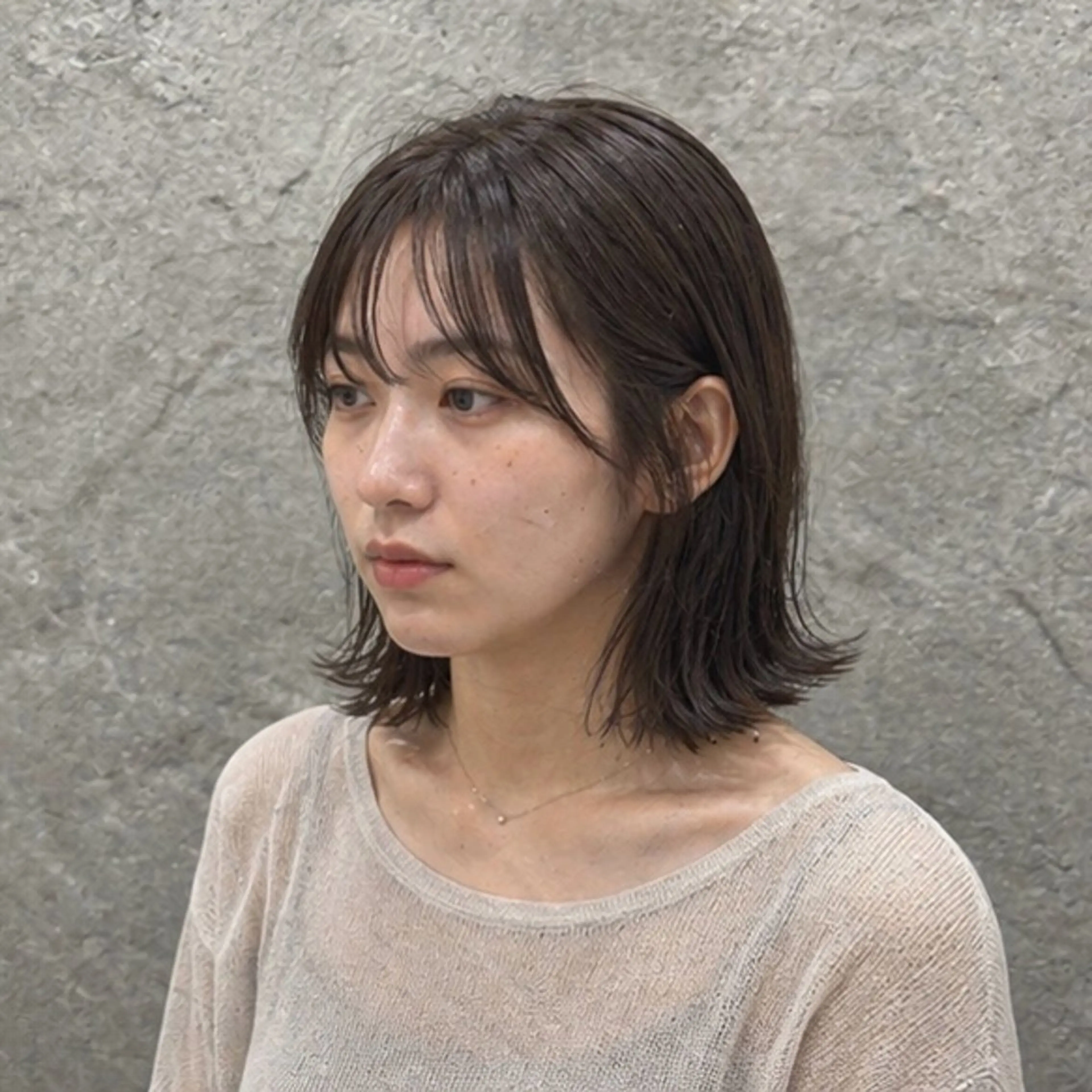 ショート 小島 咲音/艶カラー /レイヤー/縮毛矯正のヘアスタイル