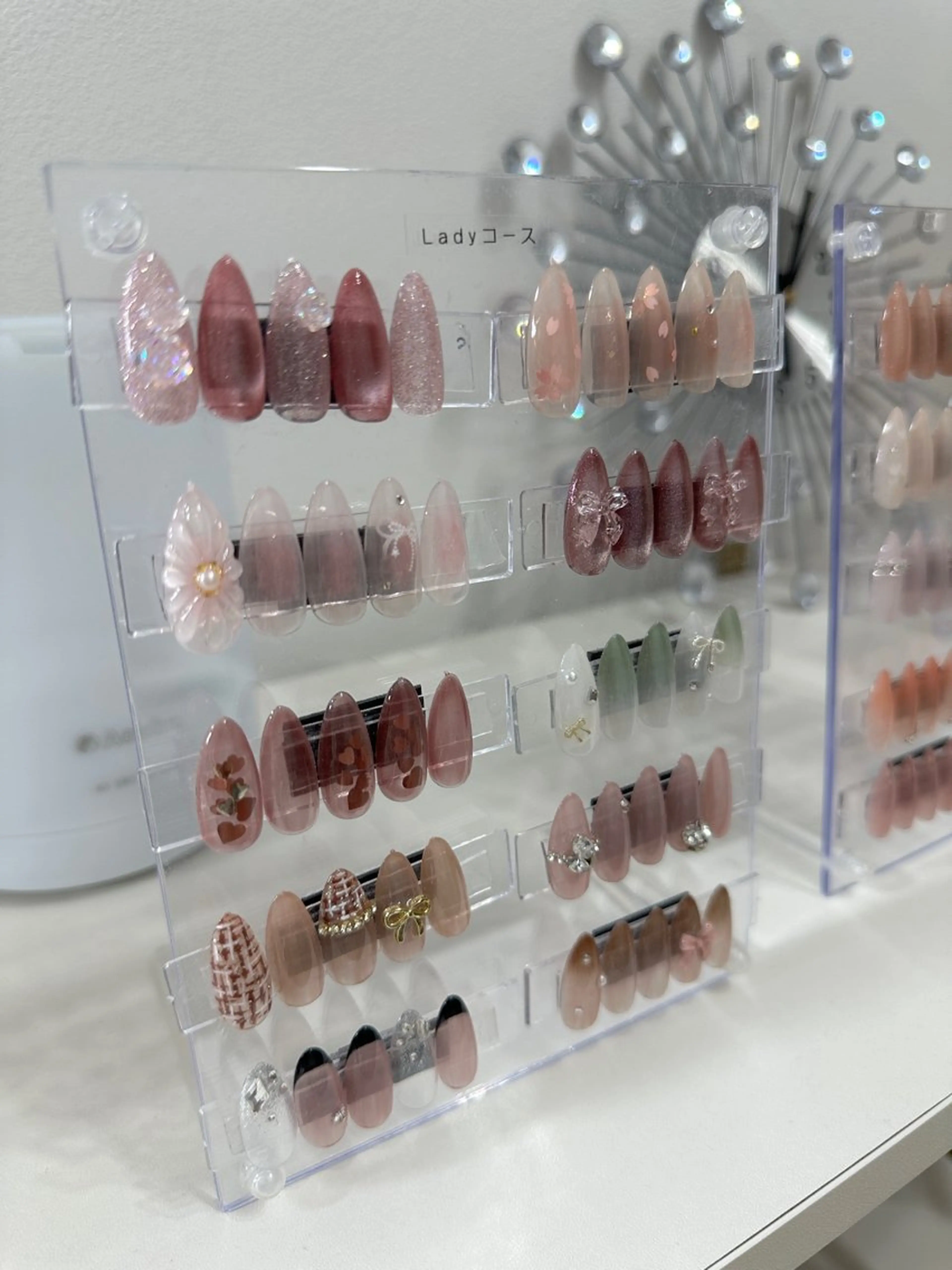 ✨【Ladyコース】🩰綺麗めデザインに大きめパーツで可愛いくしたい方の写真