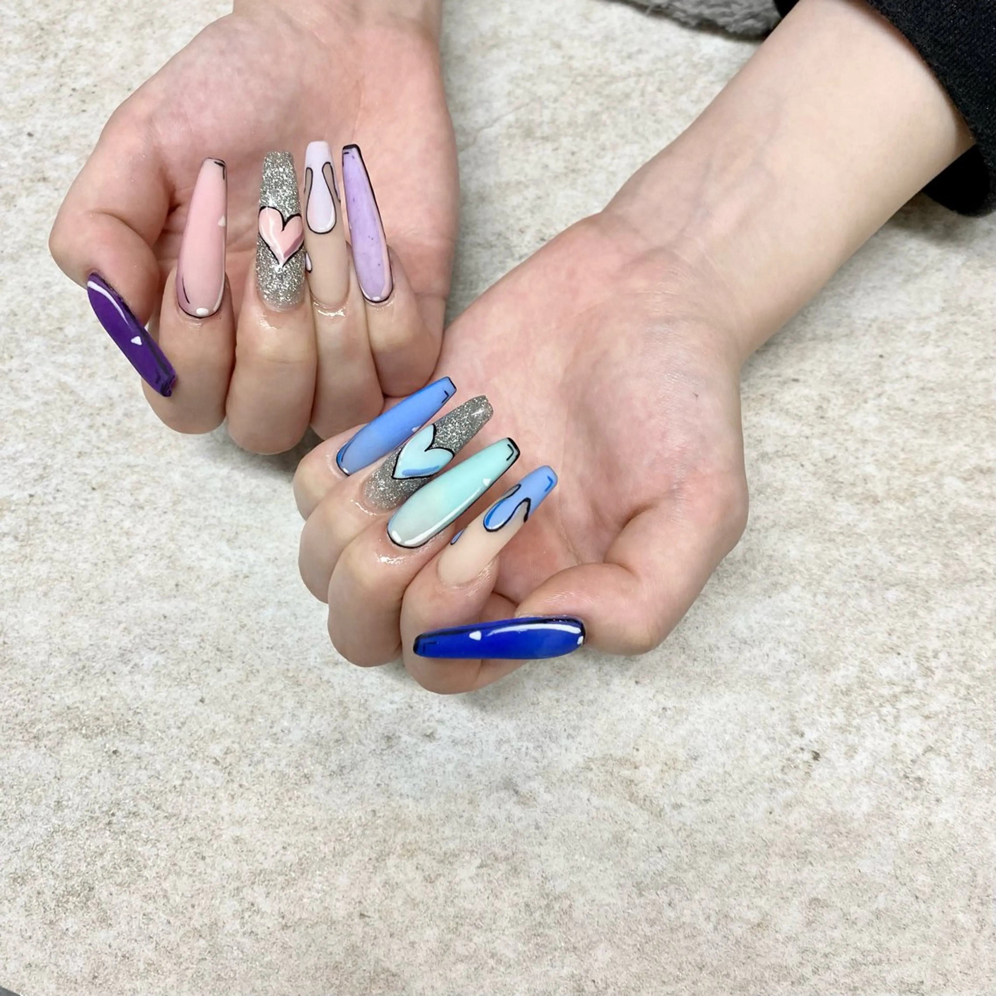 ネイル スカルプネイル ハンドネイル 山﨑 葉月のネイルデザイン