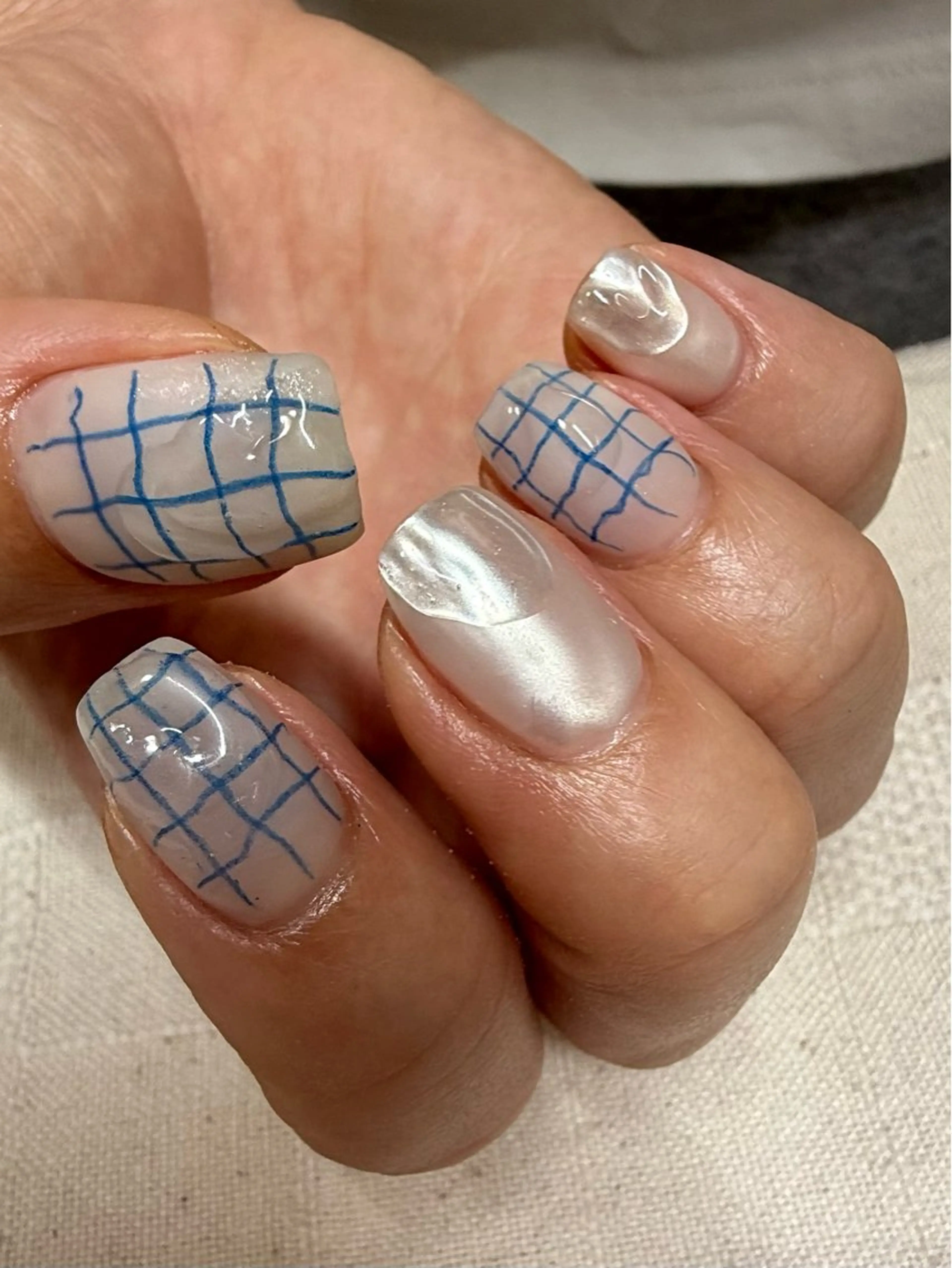 ネイル アートネイル ミラーネイル .clair 【クレル】のネイルデザイン