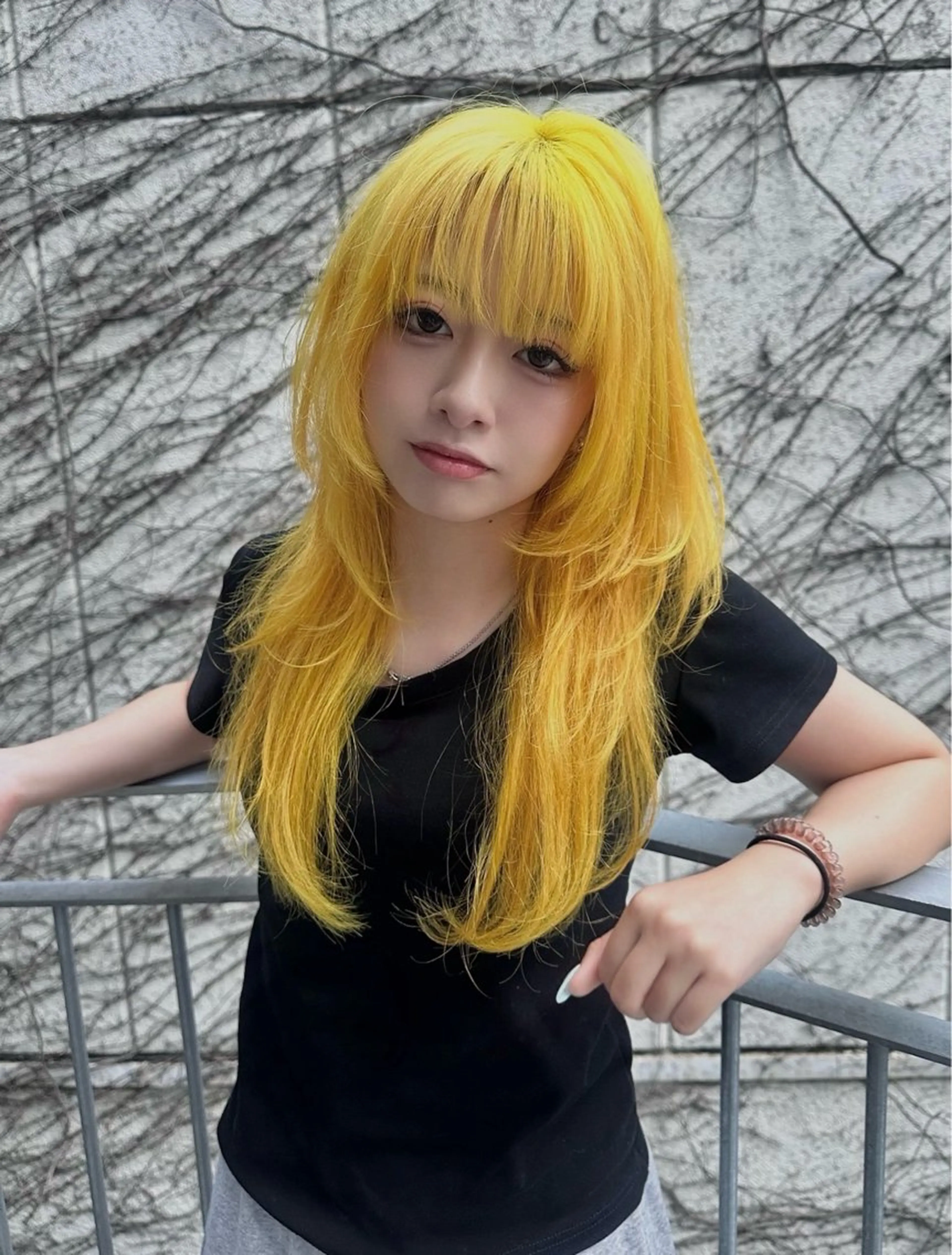 ロング カラー カット ヘアカラー トリートメント ケアブリーチ特化✨/ 艶カラー/エクステのヘアスタイル