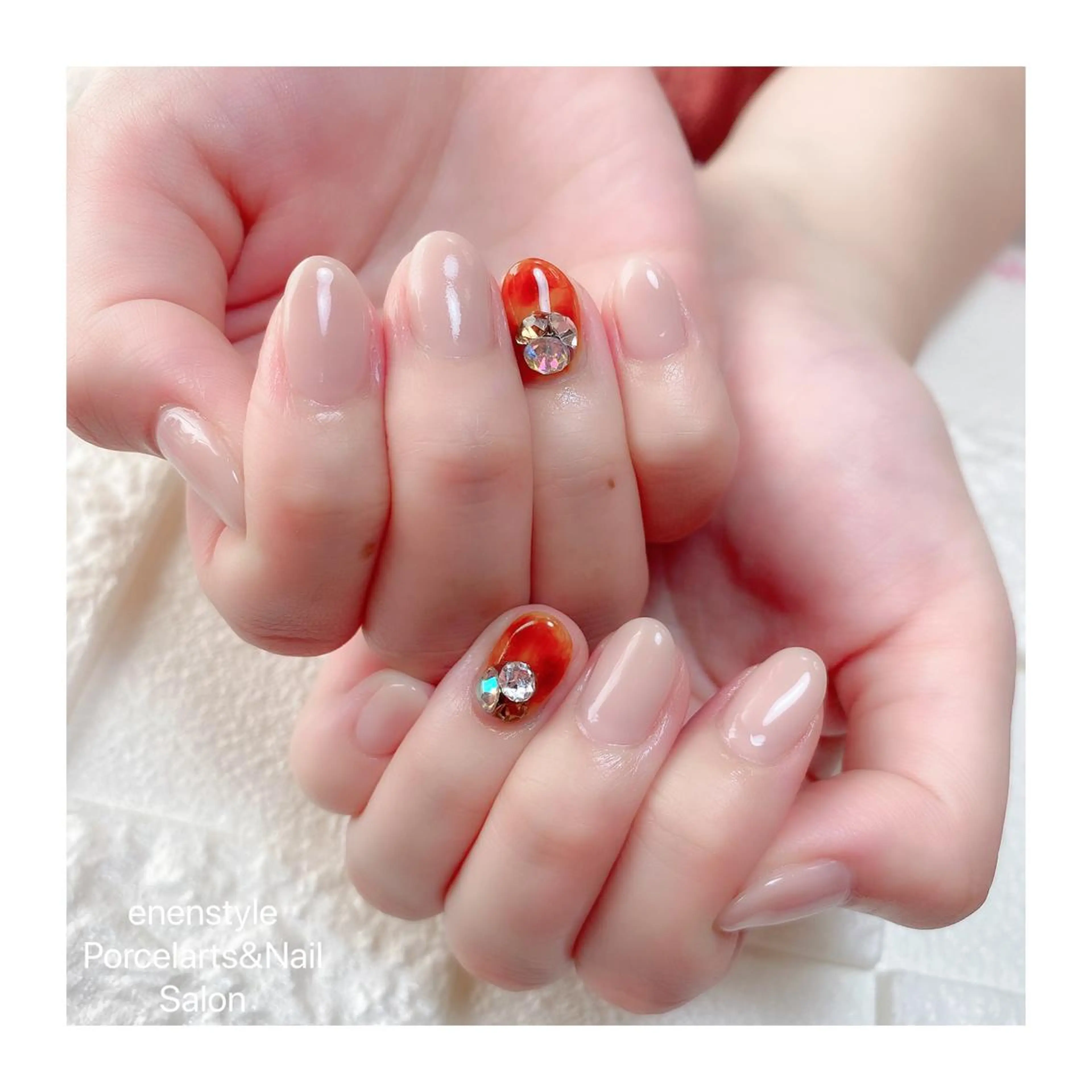 ショート ハンドネイル 👑enen style👑のネイルデザイン