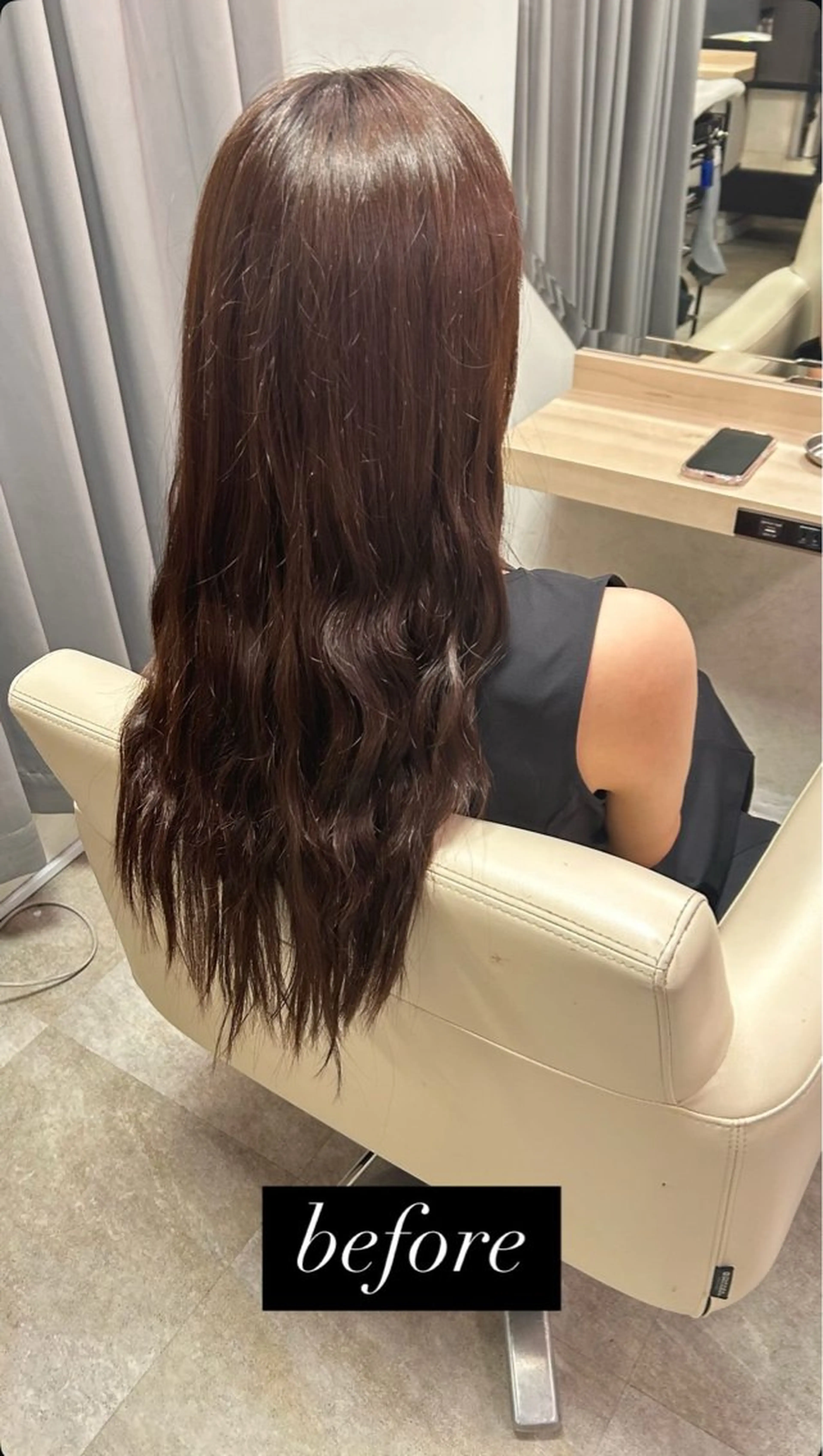 ロング 縮毛•ハイトーン ・着付け Runaのヘアスタイル