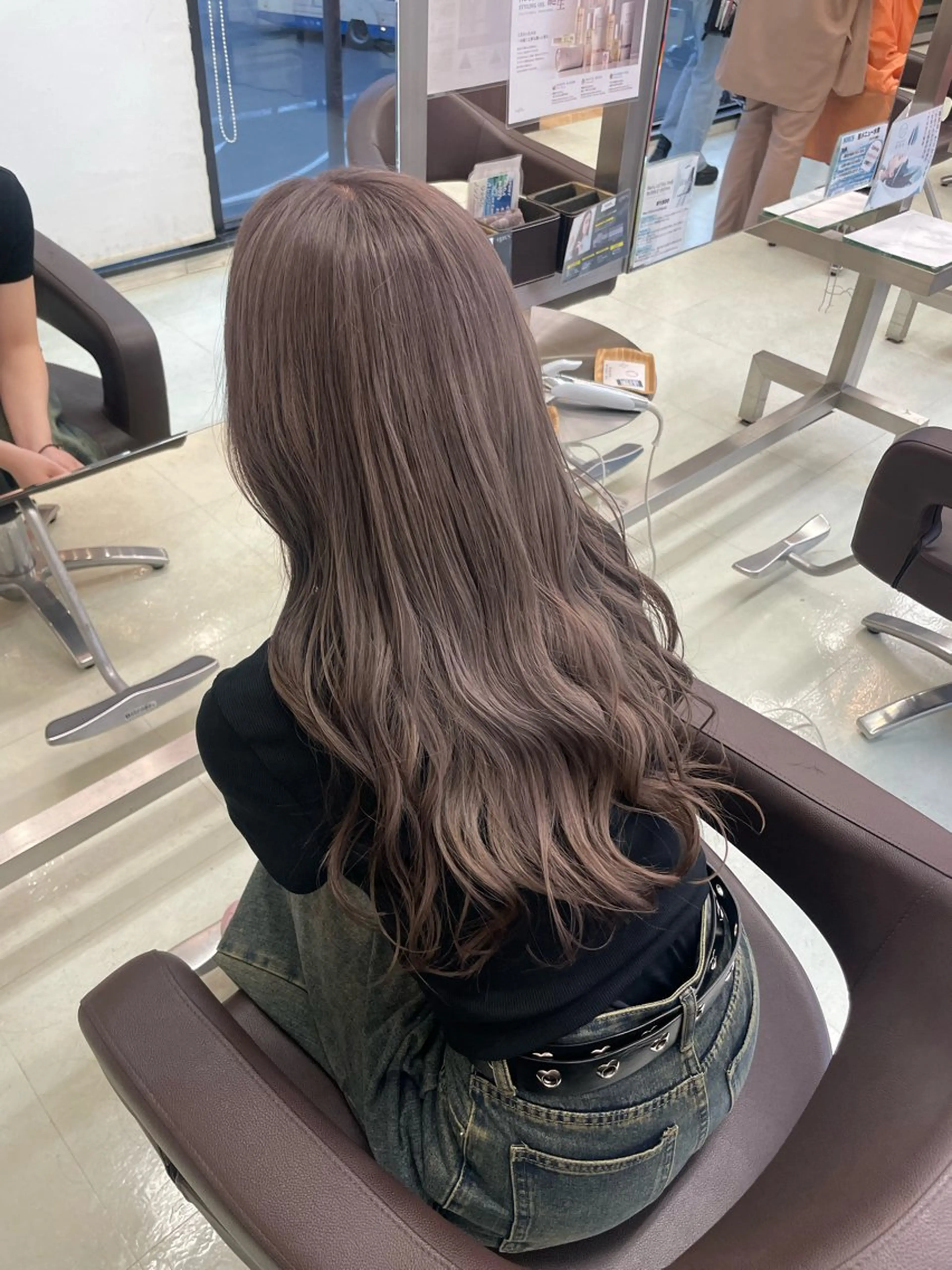 ロング カラー ブリーチ グレージュ ✨似合わせ特化美容師 WILL上村　拳吾のヘアスタイル