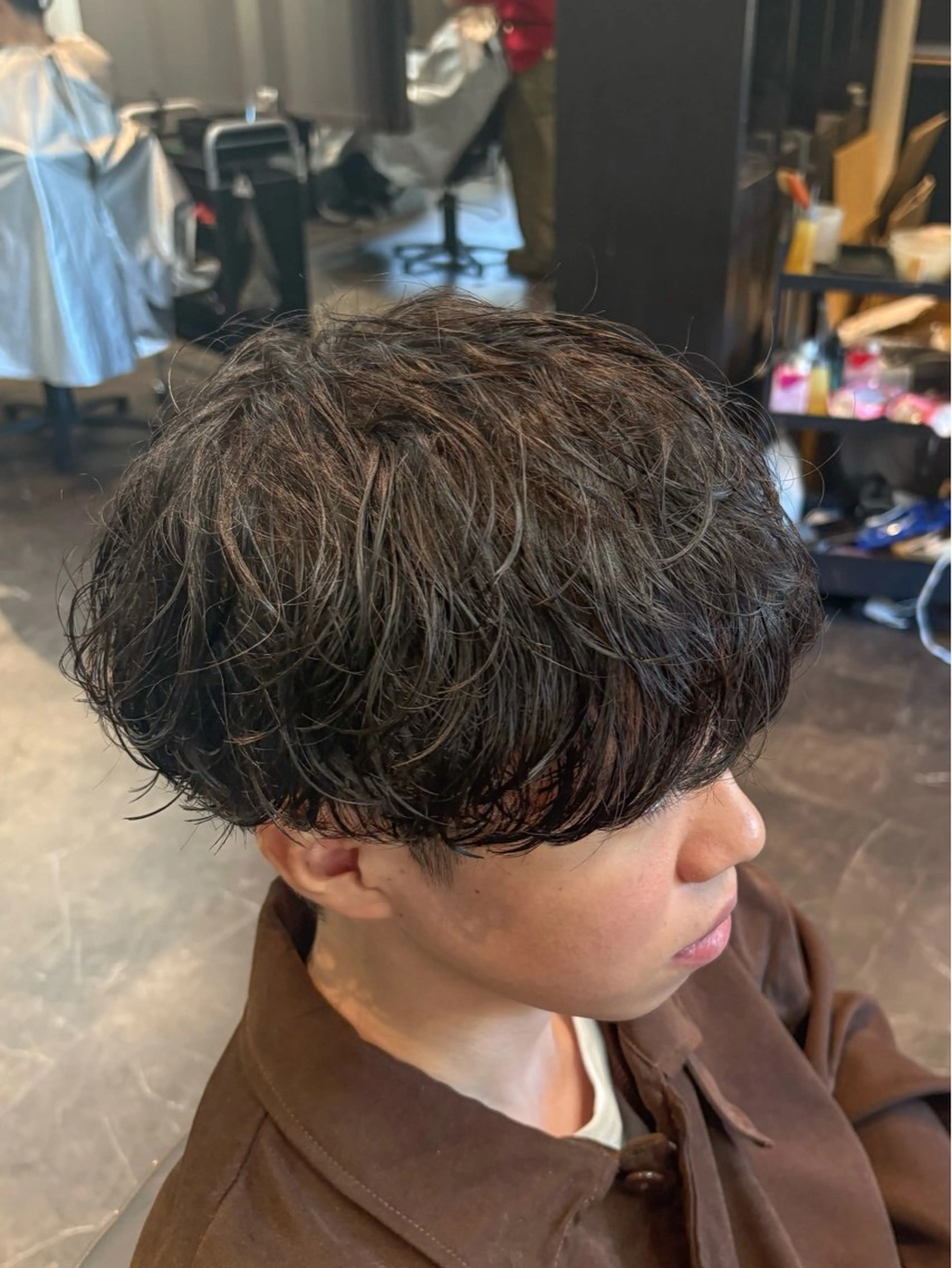 ショート カラー パーマ メンズ カット パーマ 🎧【パーマ師】 SOUMA🎧のヘアスタイル