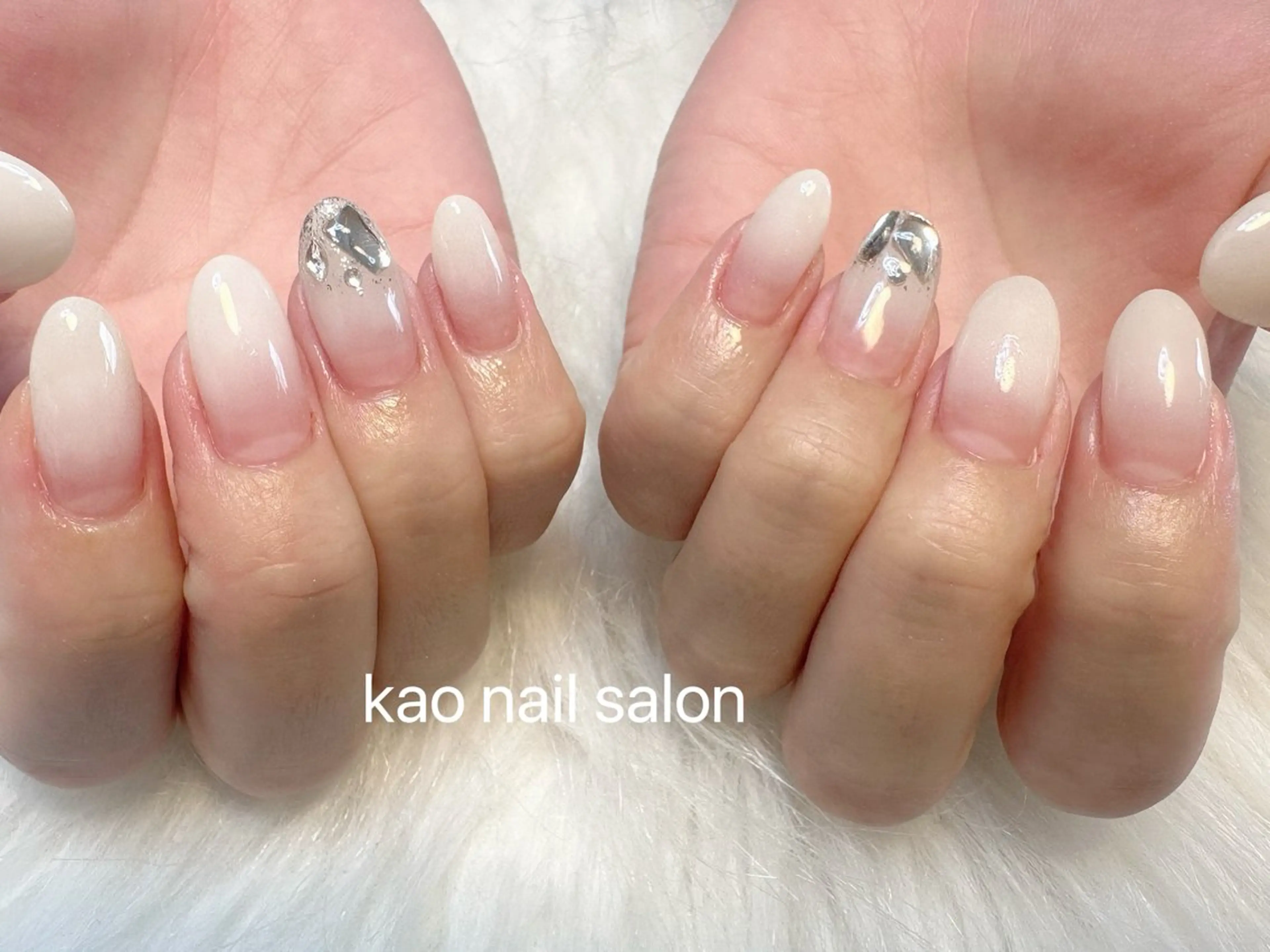 ネイル kao nail マグネット/長さだしのネイルデザイン