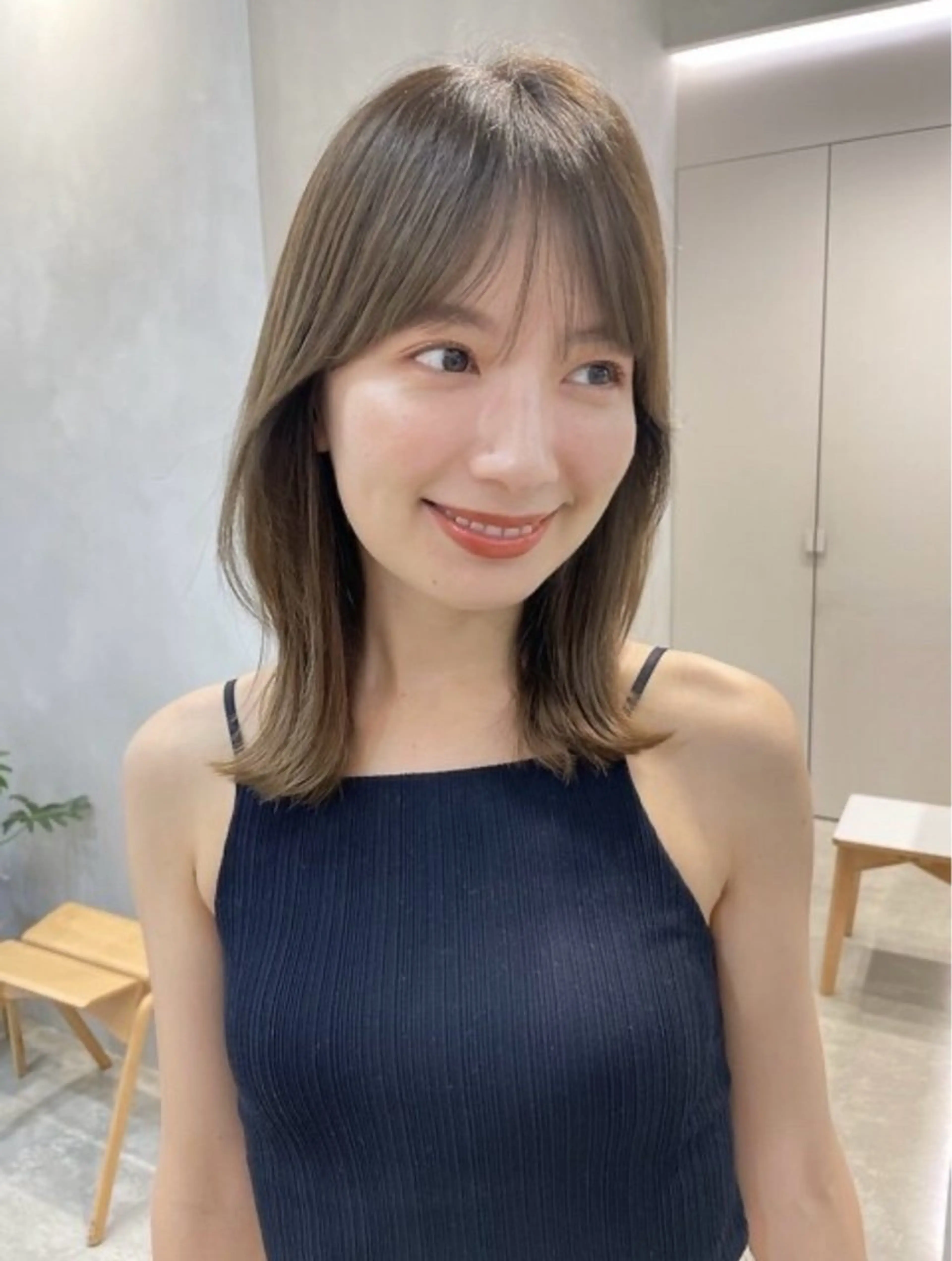 ショート カラー パーマ FILMS熊取谷 花のヘアスタイル