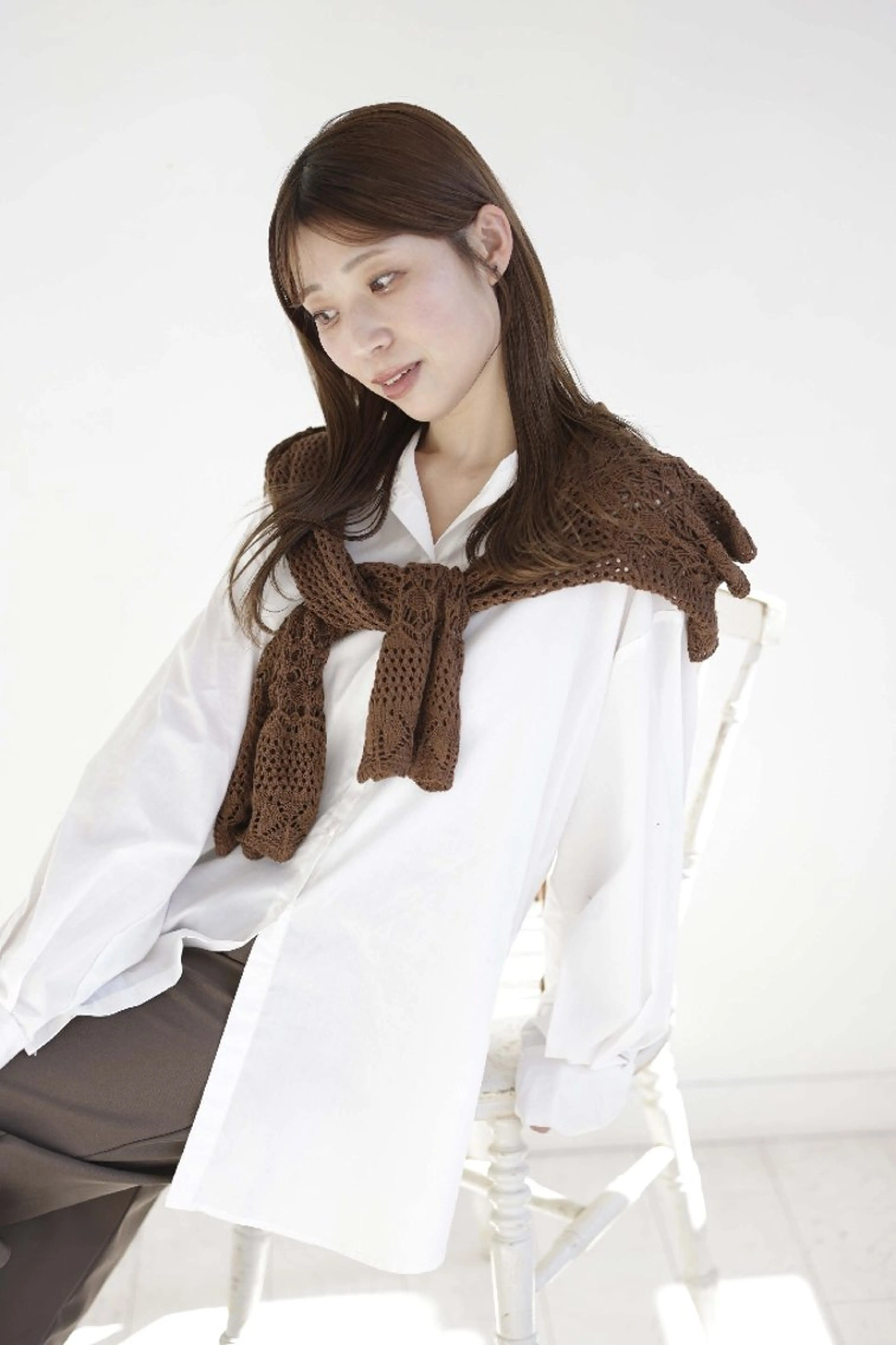 カラー 束感まつぱ🥑🤍 NATUKI🤍のヘアスタイル