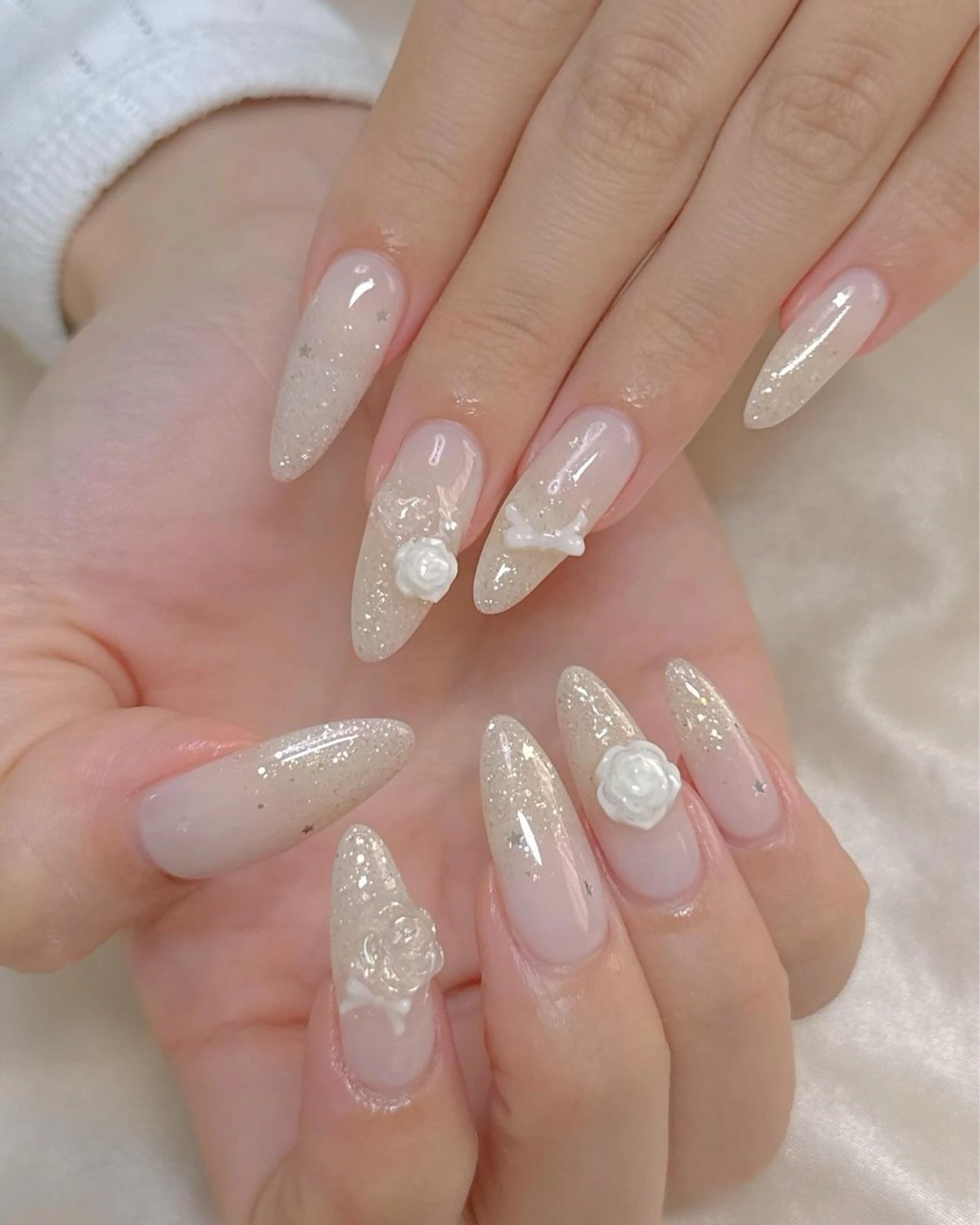 カラー グラデーションカラー ピンクカラー ハンドネイル AIN Nailのネイルデザイン