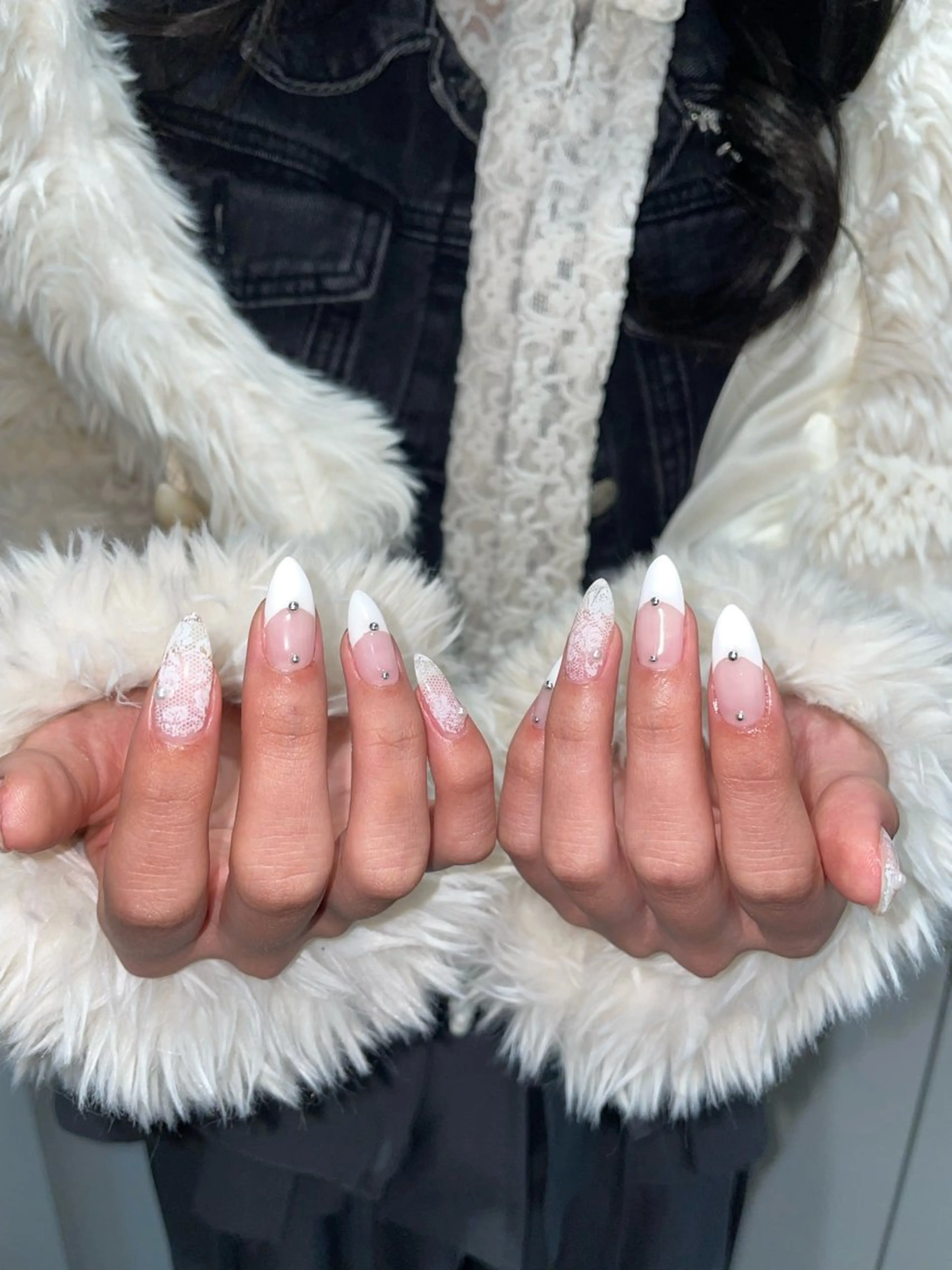 ネイル ハンドネイル うの 韓国ﾈｲﾙ໒꒱⋆⭒˚のネイルデザイン