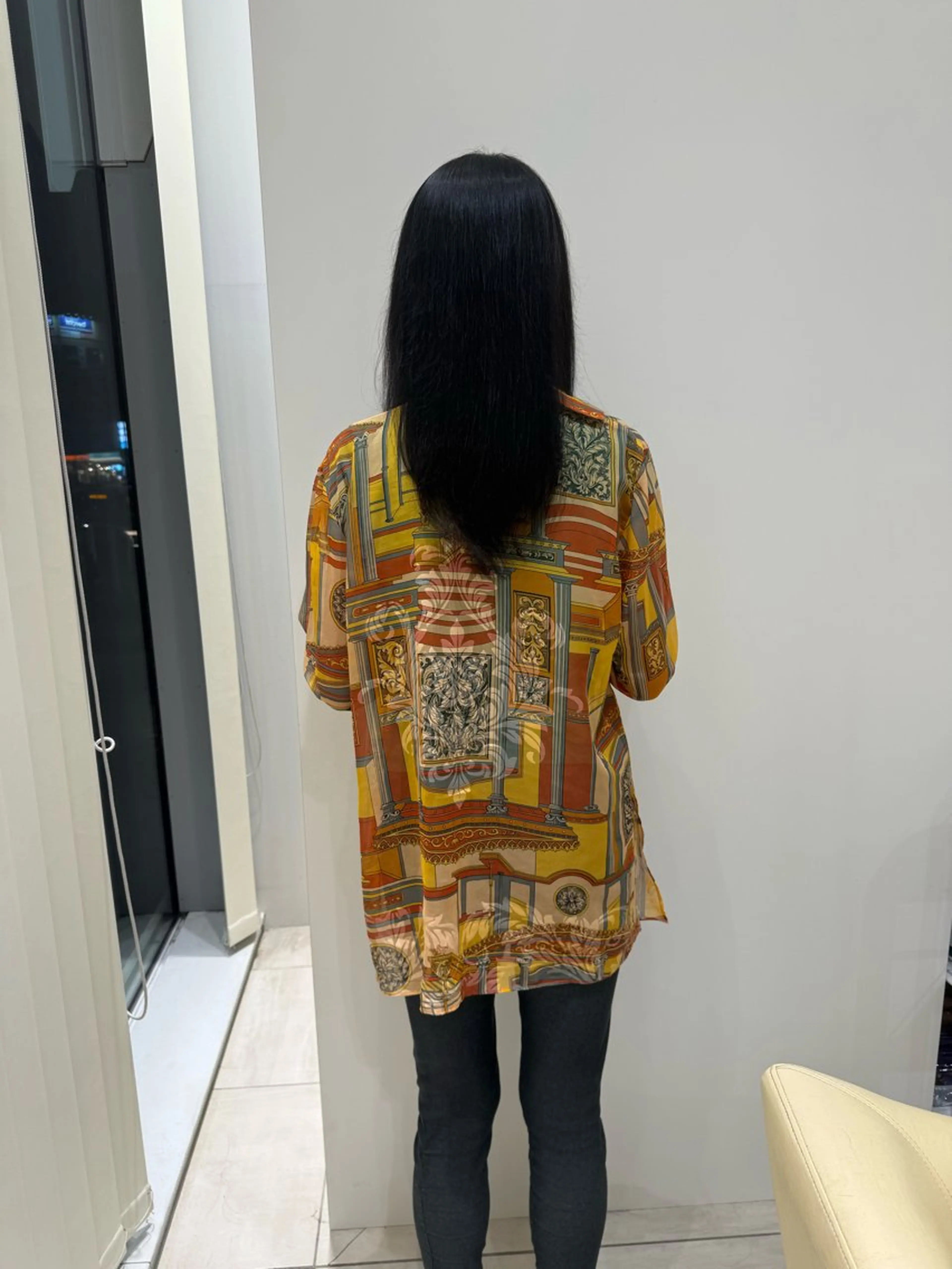 ロング 顔周りカット レイヤーカット 若生 神のヘアスタイル