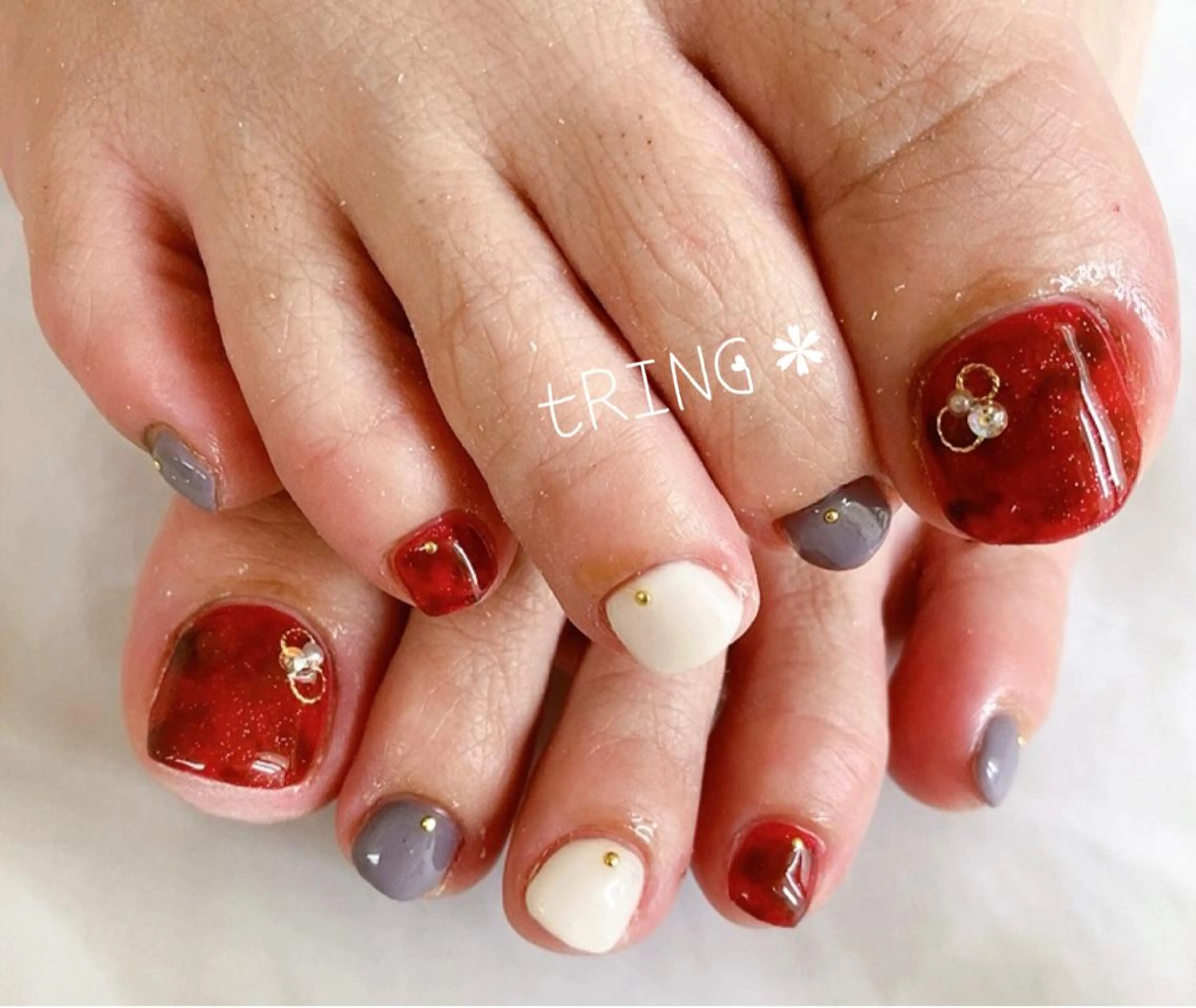 ネイル フットネイル tRING＊ しいの木台のネイルデザイン