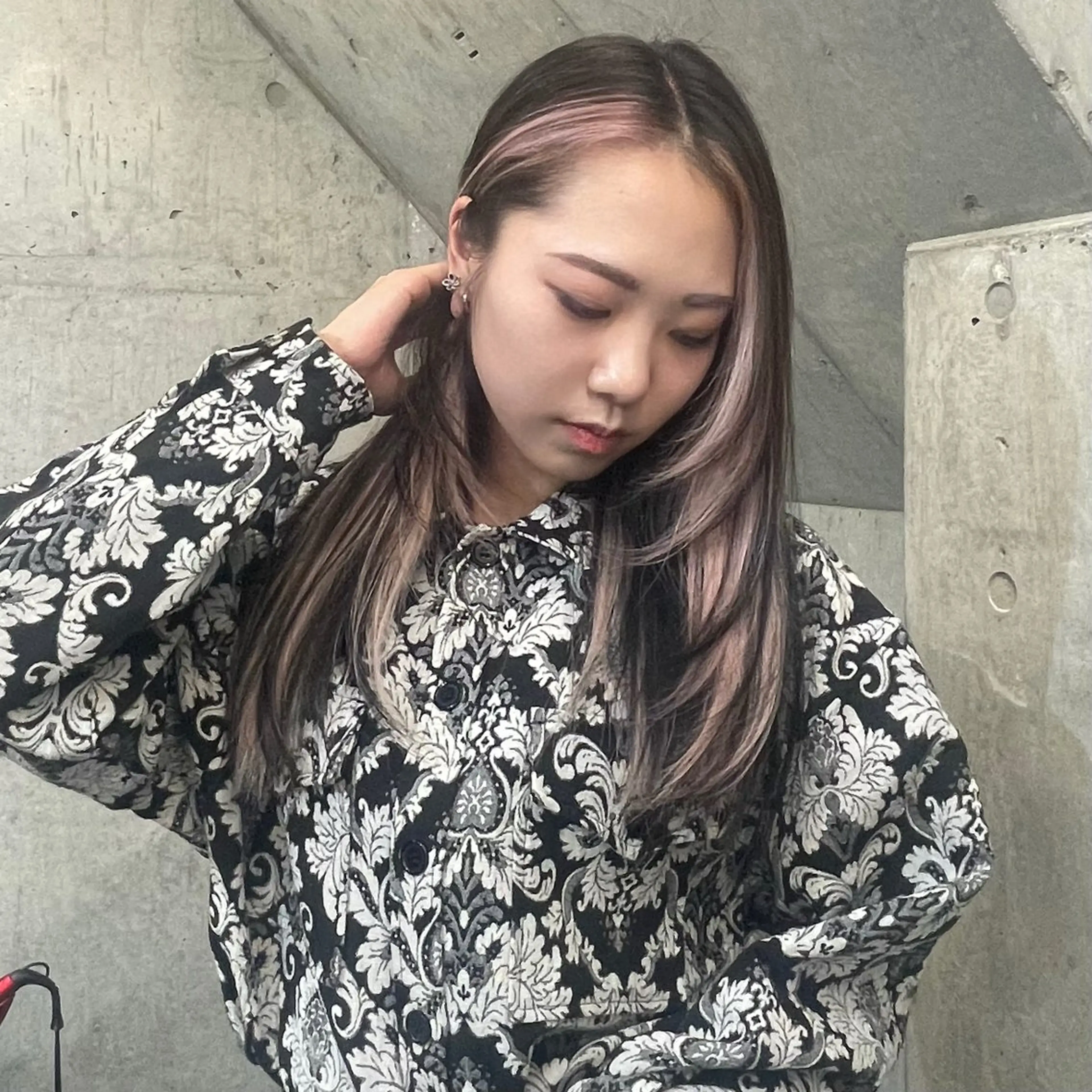 ロング カラー ブリーチ インナーカラー ヘアカラー 💍ダメージ最小限 ブリーチ/ちさと💍のヘアスタイル