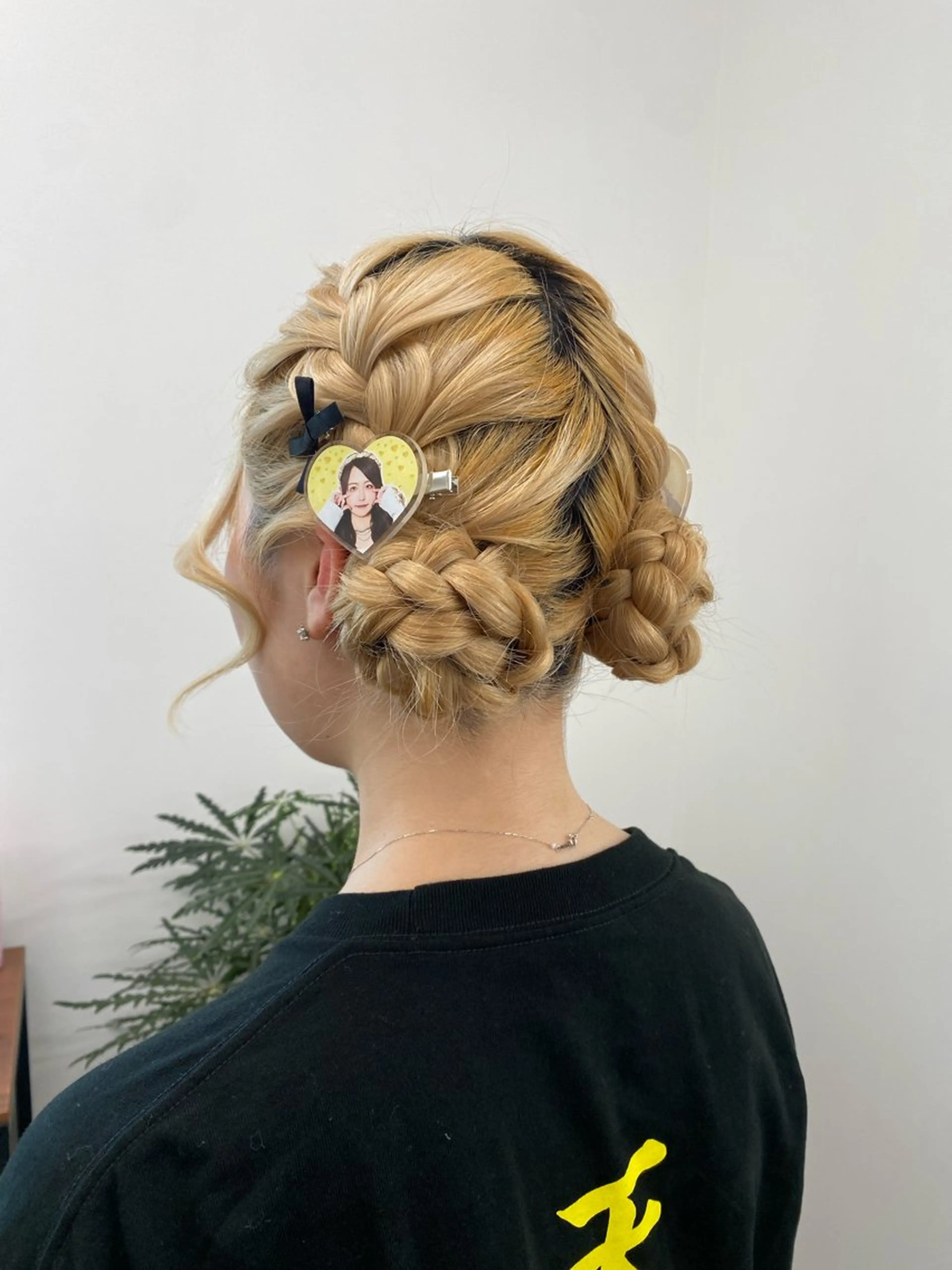 ロング ヘアアレンジ お団子ヘア ヘアセット ENV船橋 櫻井ちののヘアスタイル