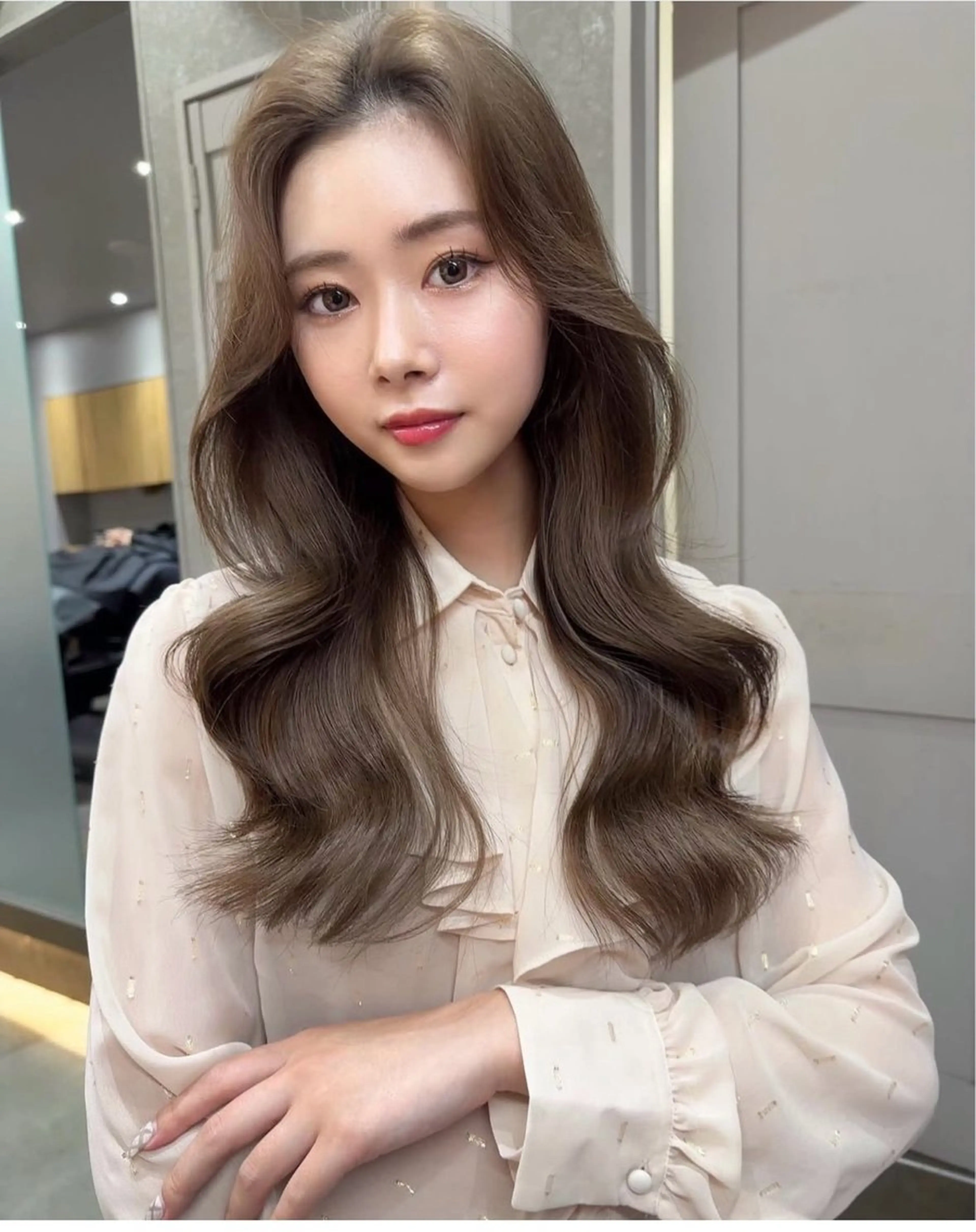 ロング ヘアカラー 似合わせカラーの達人 ダブルカラー/森栄範のヘアスタイル