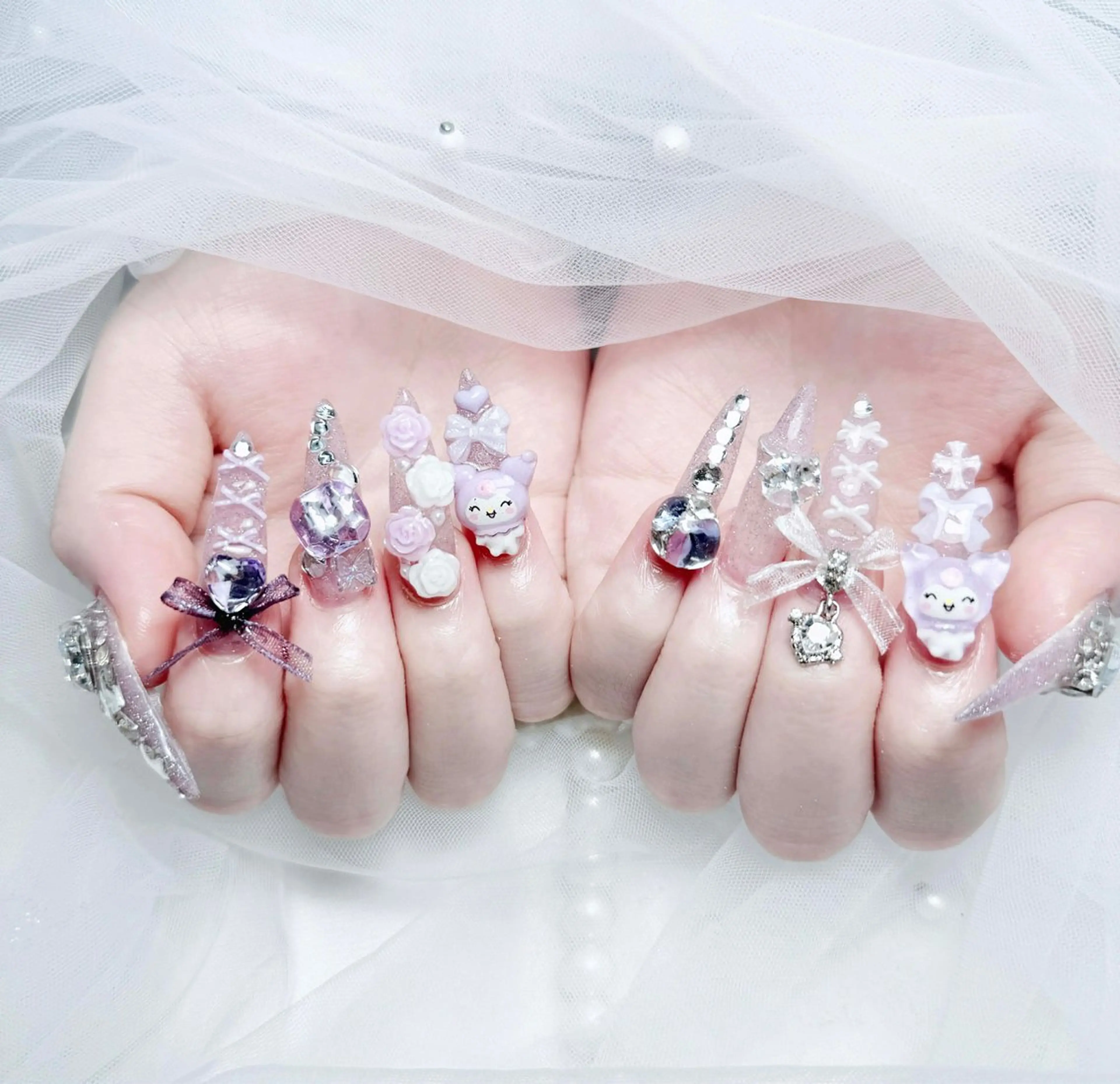 ネイル ボルドー ブラウン ジェルネイル キラキラネイル 韓国ネイル ハンドネイル Nova Nail Nambaのネイルデザイン