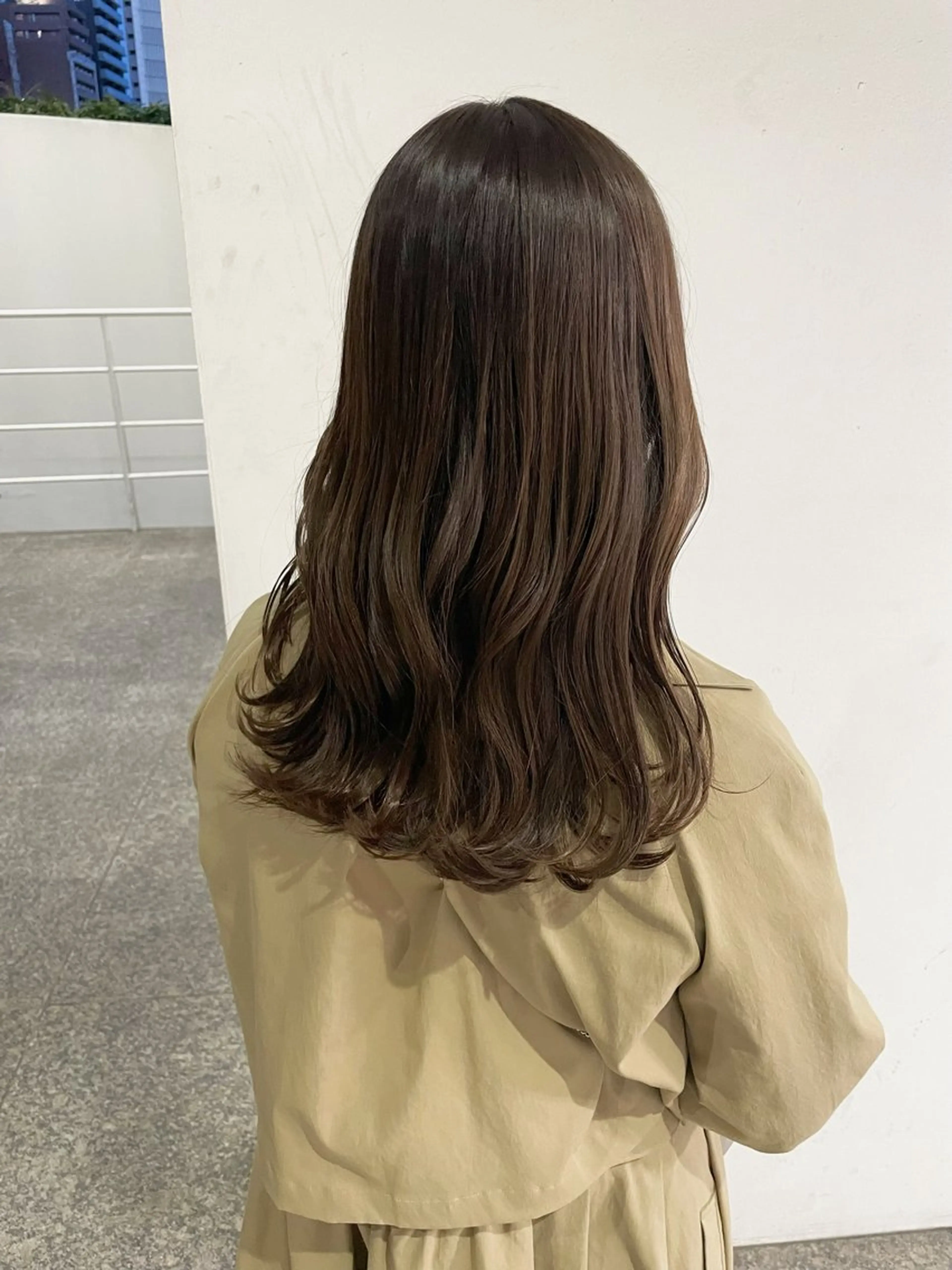 セミロング カラー カット ヘアカラー トリートメント Large 都筑雅人のヘアスタイル