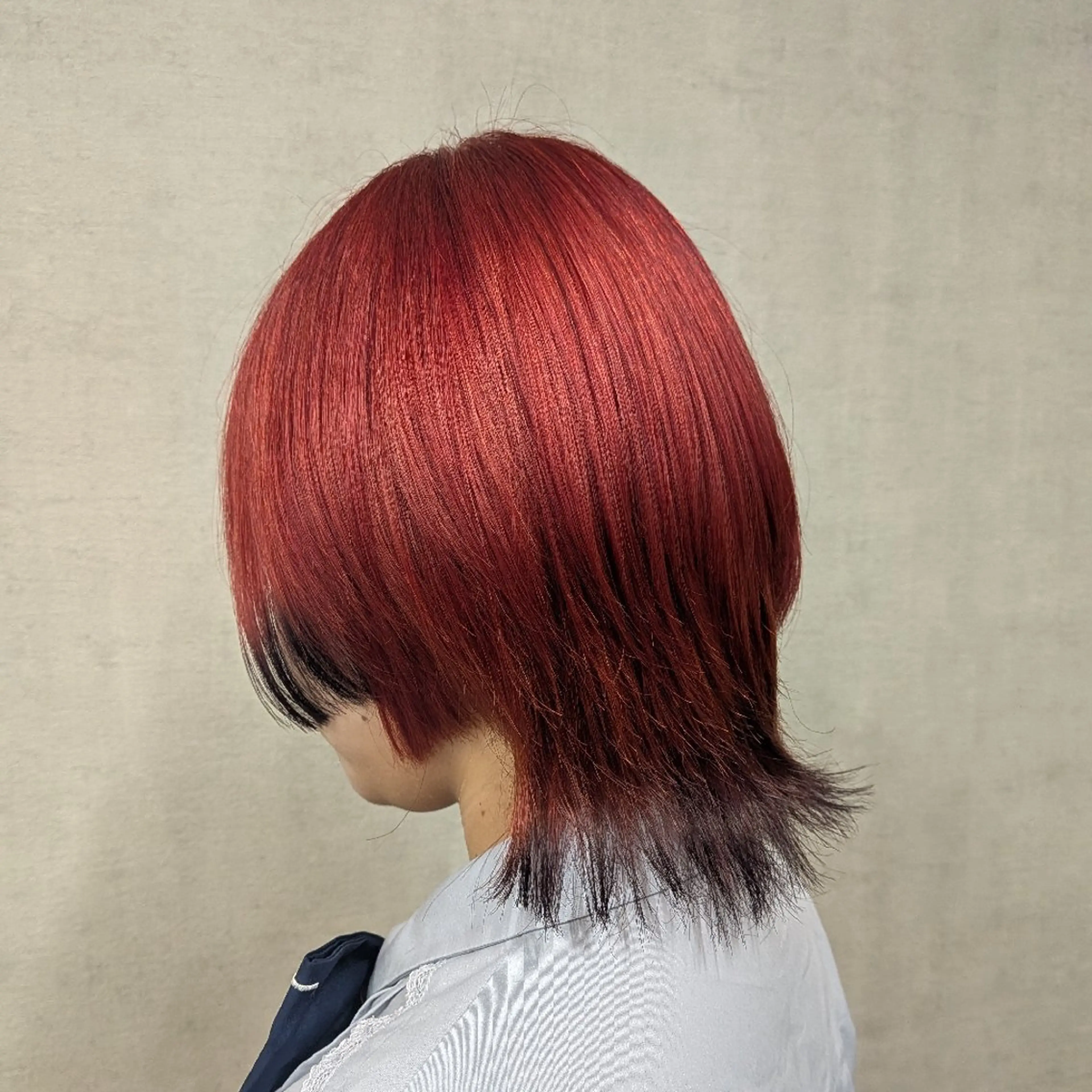 カラー ミディアム ヘアカラー 小林 梨香のヘアスタイル