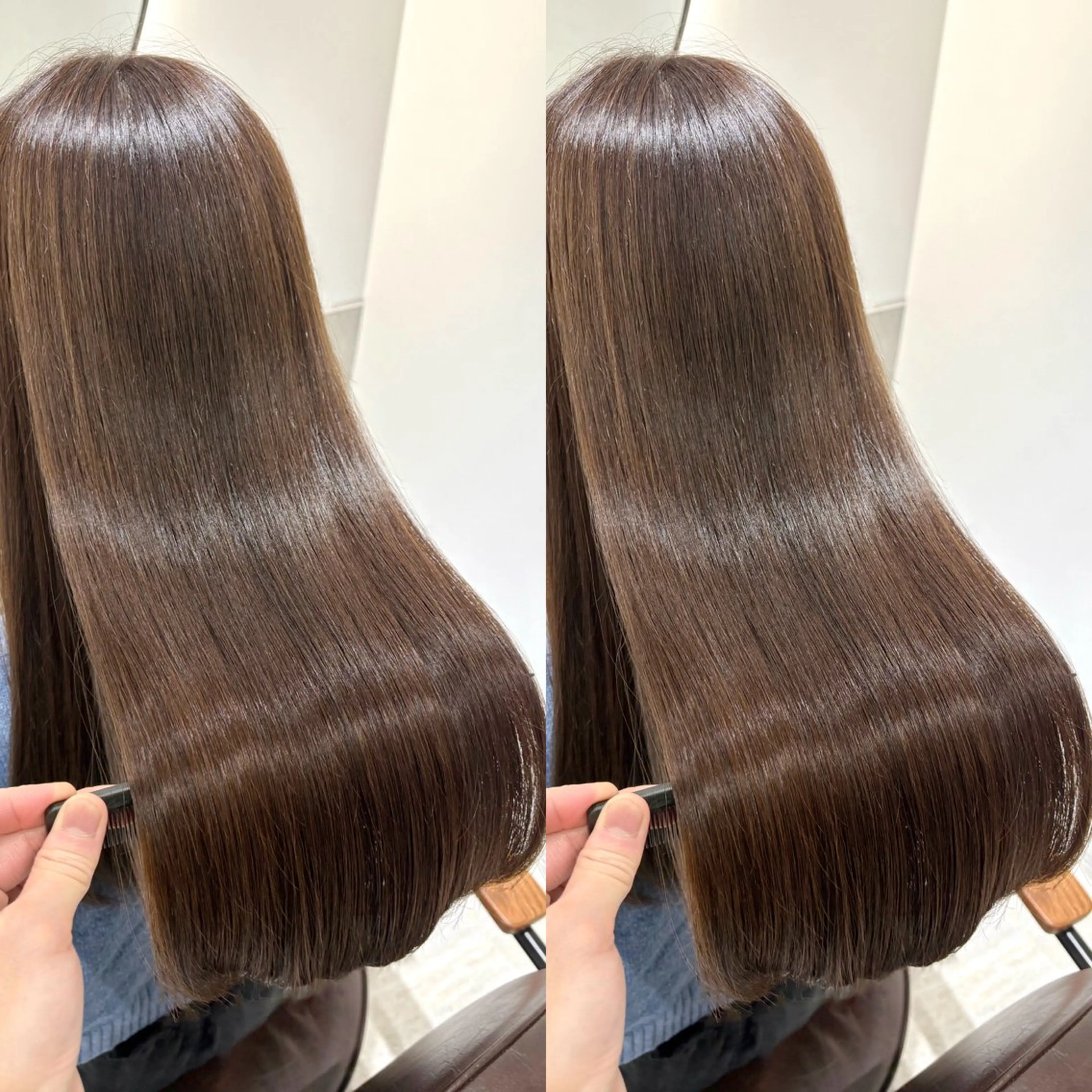 ロング カラー 髪質改善 縮毛矯正 トリートメント カット ヘアカラー 縮毛矯正 銀座No.1髪質改善 縮毛矯正/本木のヘアスタイル