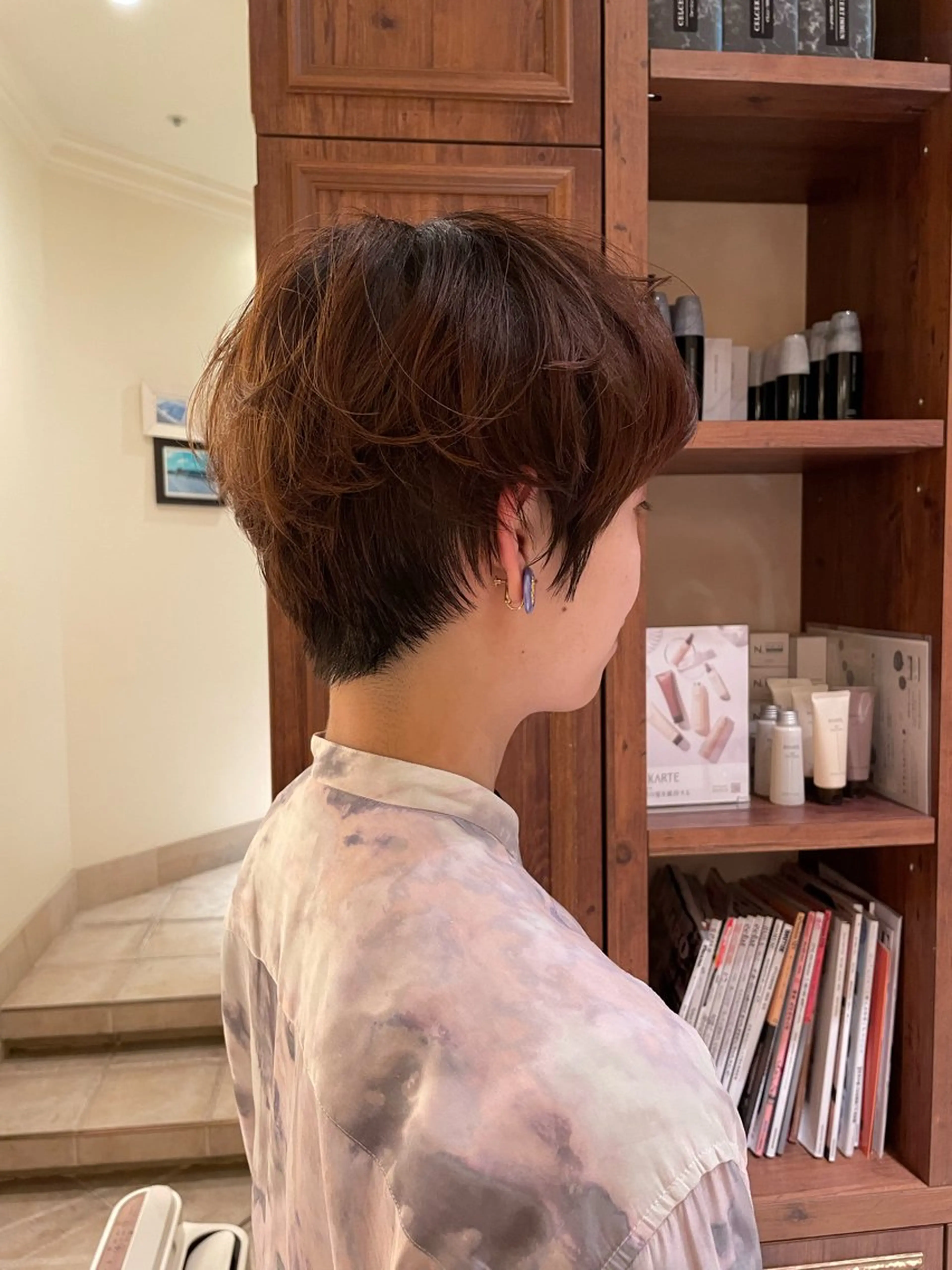 ショート ボブ ホノカのヘアスタイル