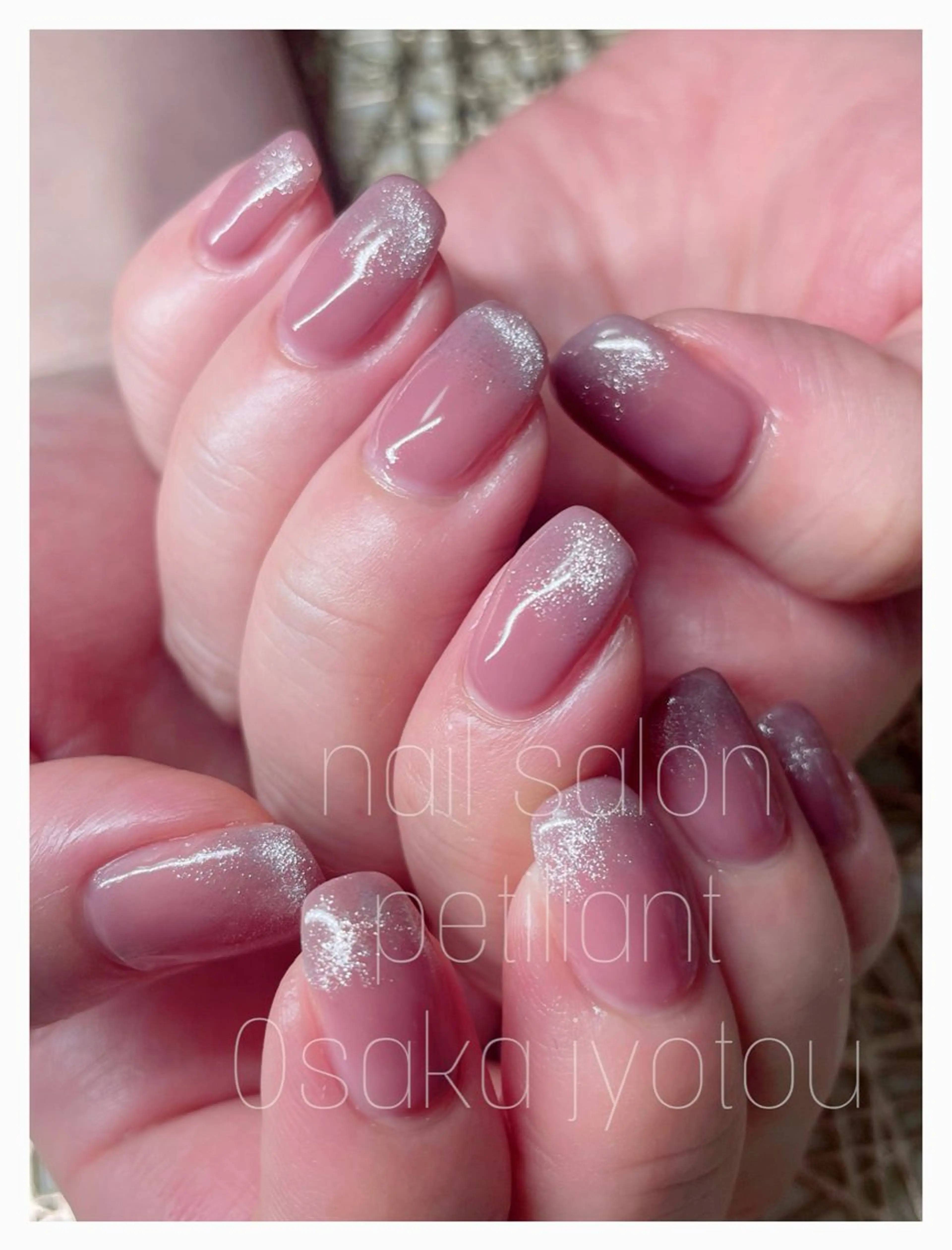 ネイル フレンチネイル マグネットネイル nail salon petillantのネイルデザイン