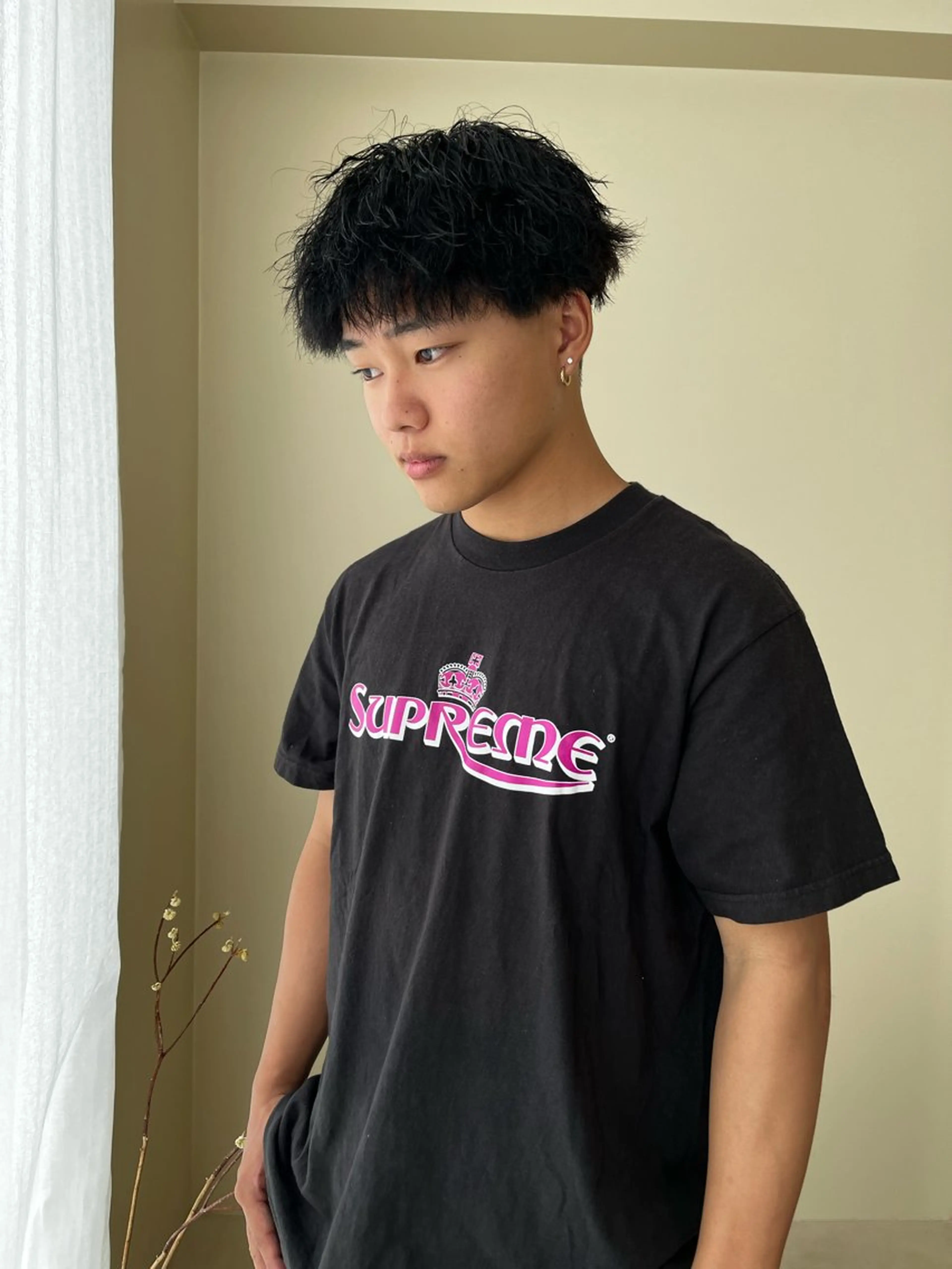 パーマ メンズ フェザーパーマ メンズパーマ カットモデル/ 髪質改善/みわのヘアスタイル