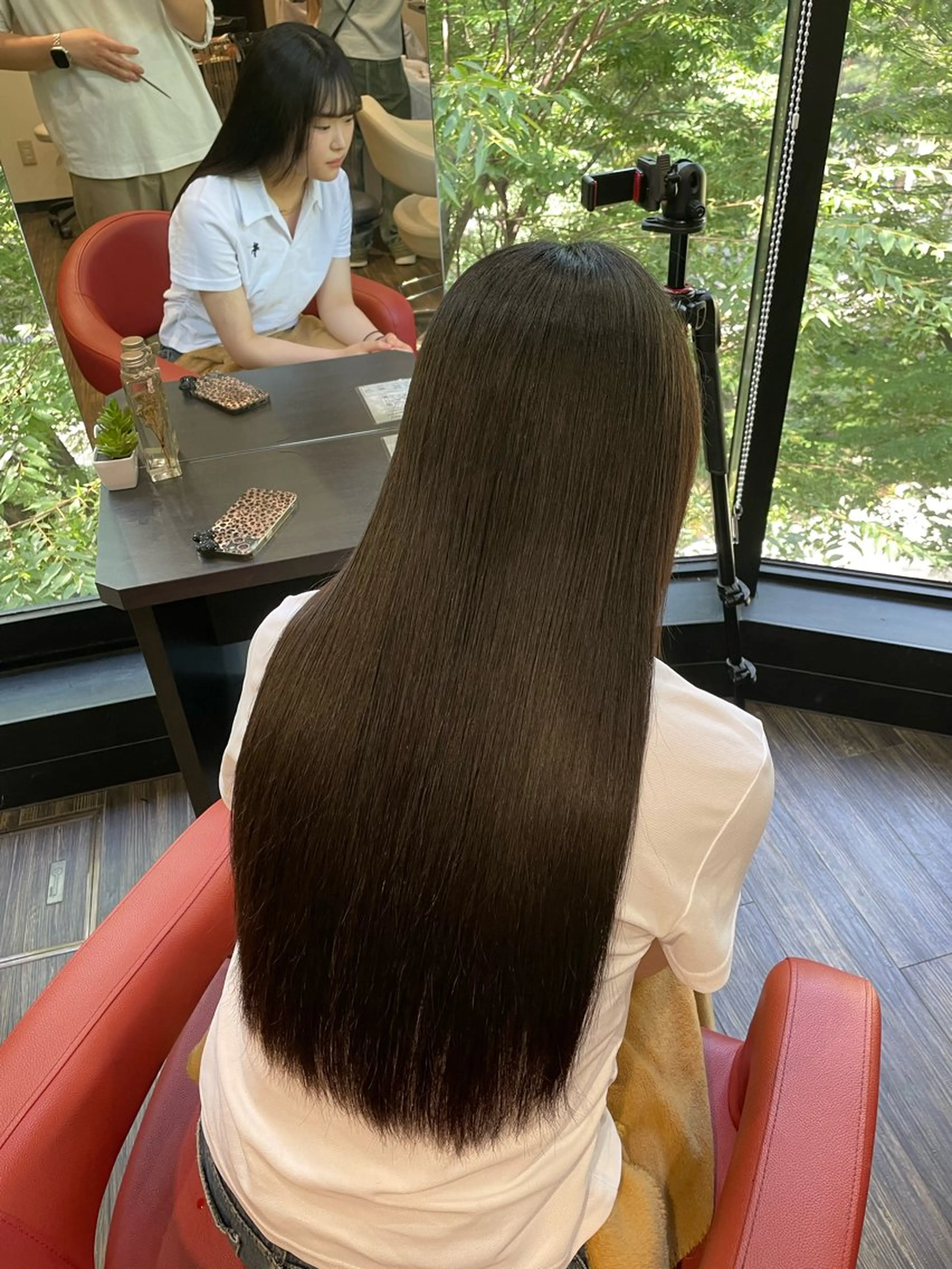 ロング カット ヘアカラー トリートメント 脇 麻紘のヘアスタイル