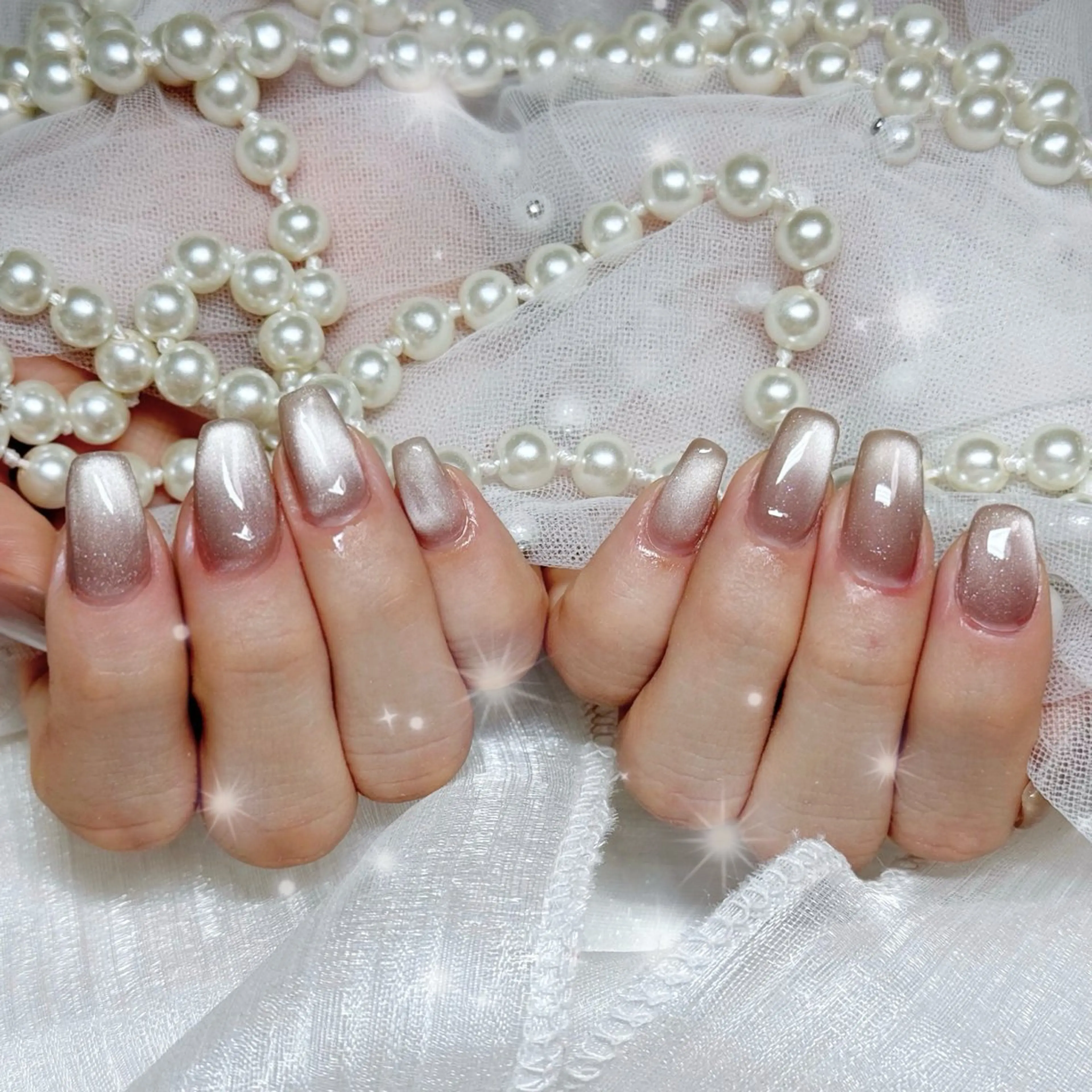 ネイル マグネットネイル ハンドネイル 🎀Mai 🎀4/15空✩.*のネイルデザイン