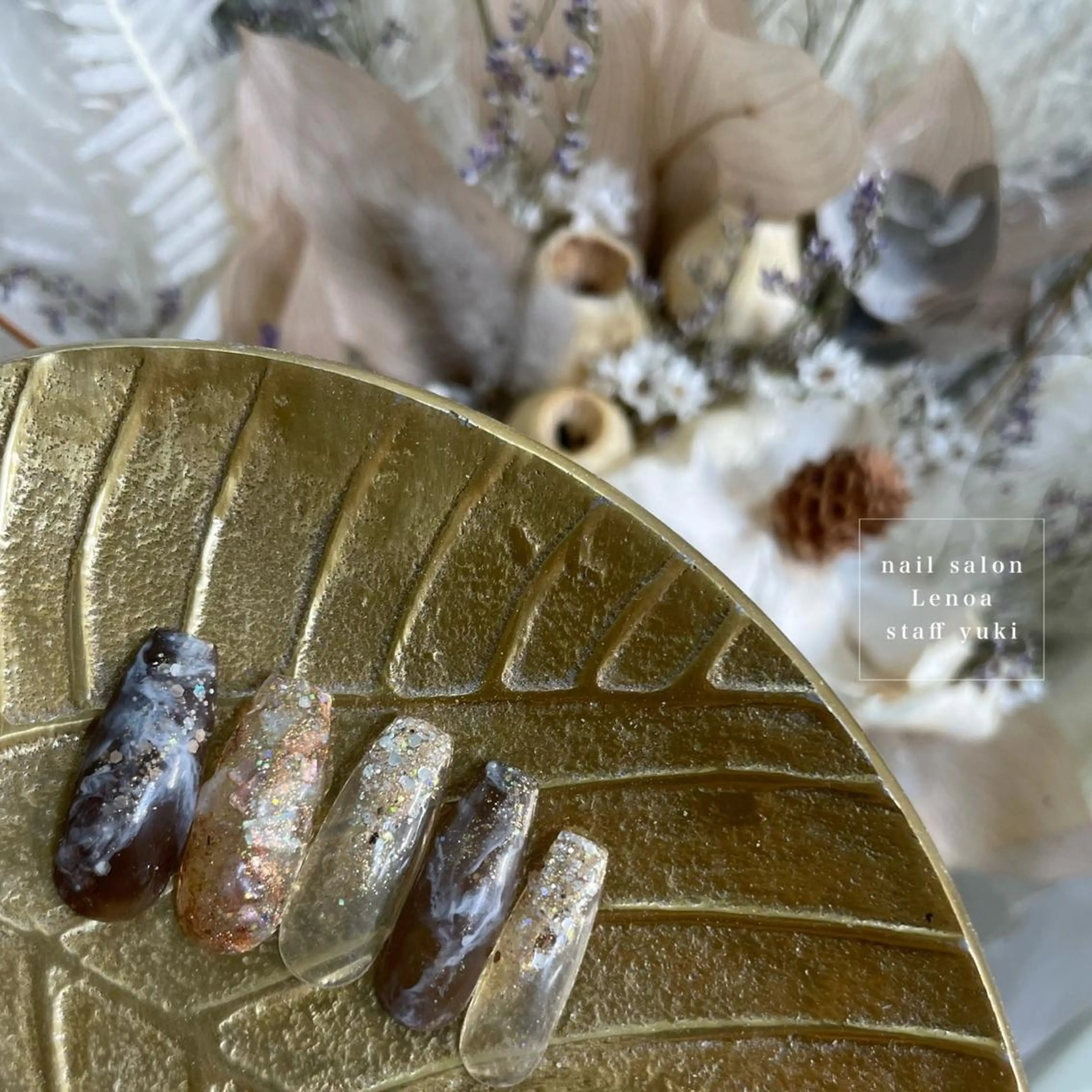 ネイル マツエク・マツパ ハンドネイル Lenoa Yukiのネイルデザイン