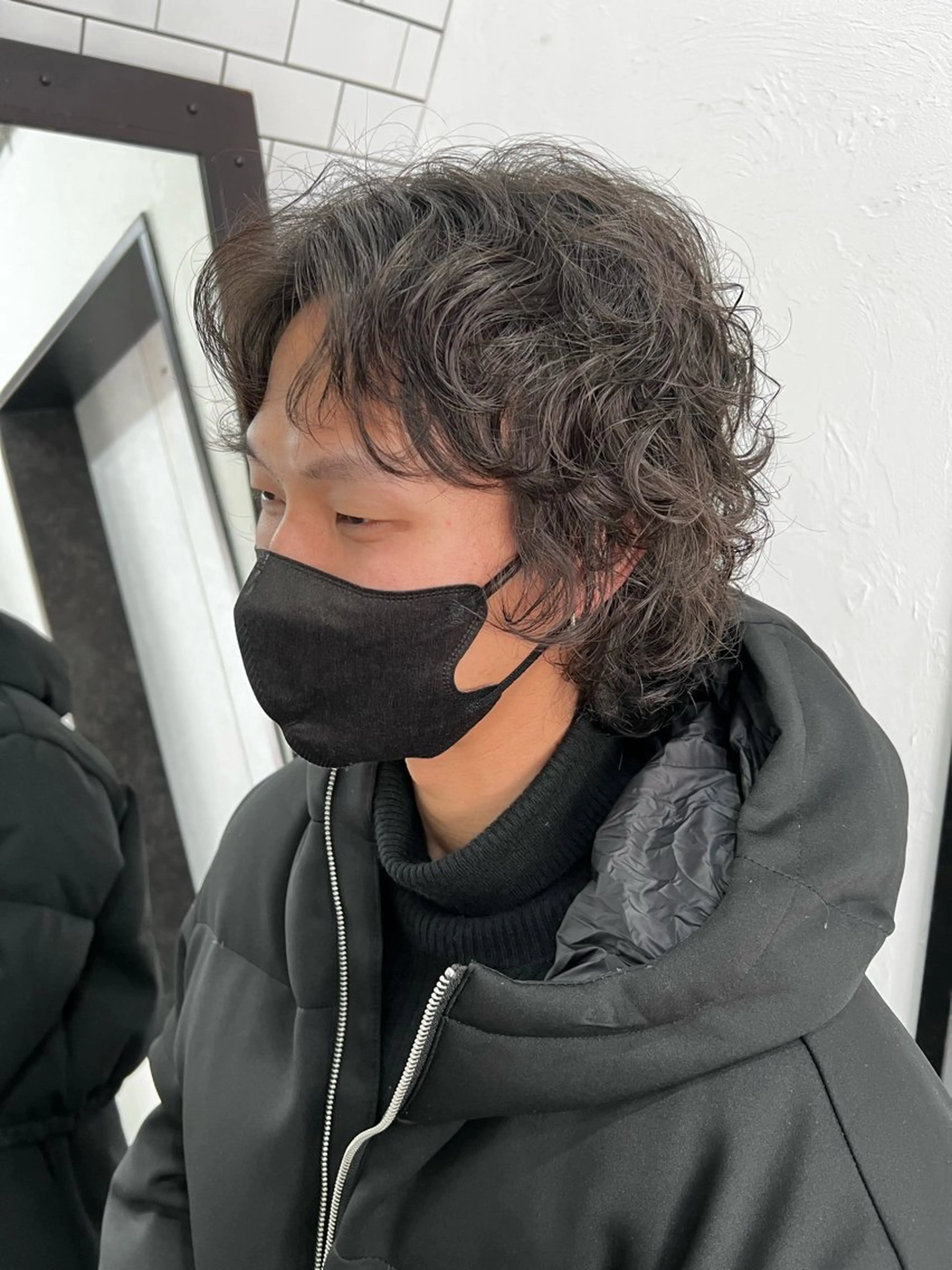 ショート カット パーマ 紙屋町ショート /ボブ　パーマ河内蓮のヘアスタイル