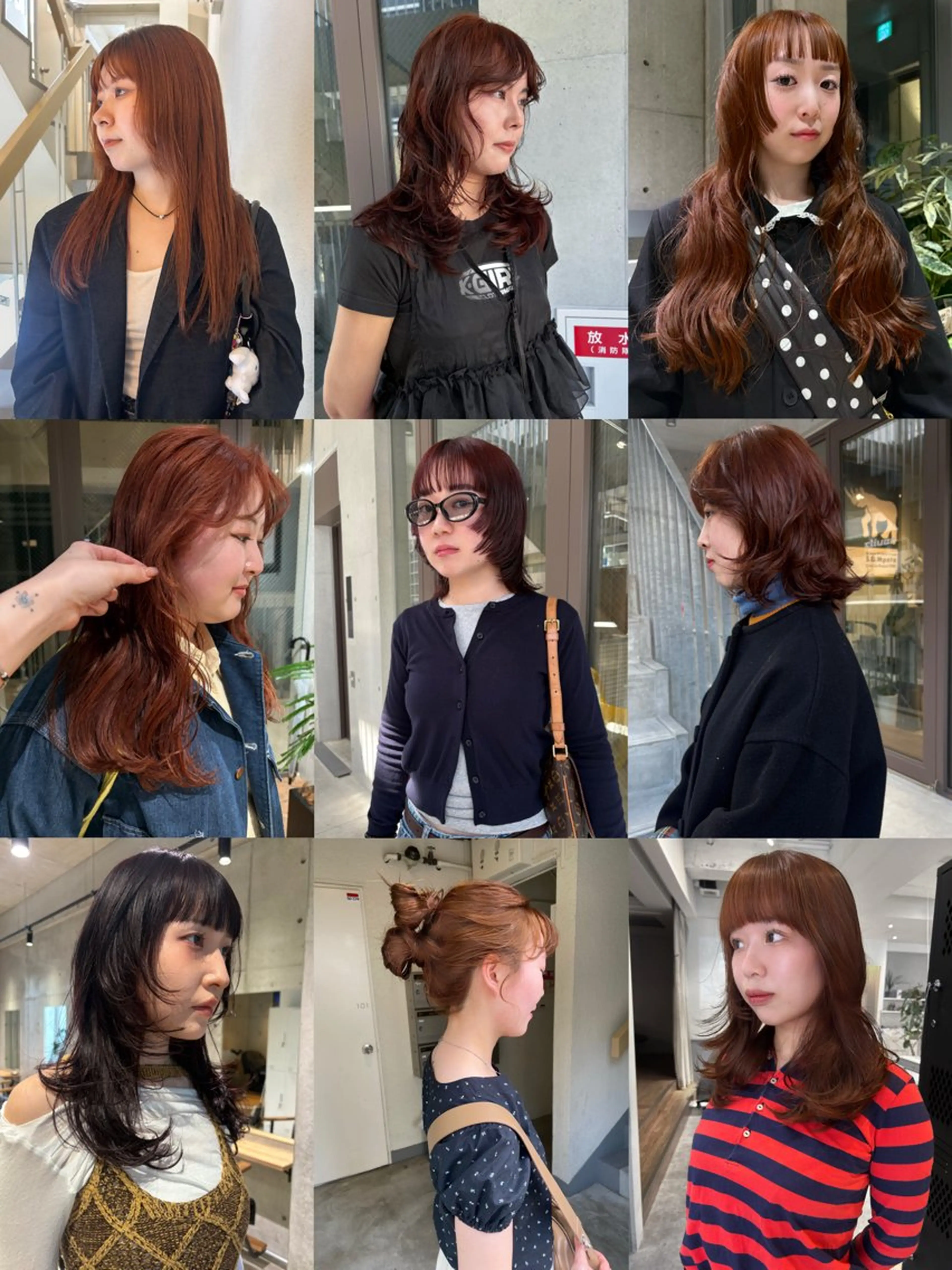 セミロング 薄暮 マツイ　レンのヘアスタイル