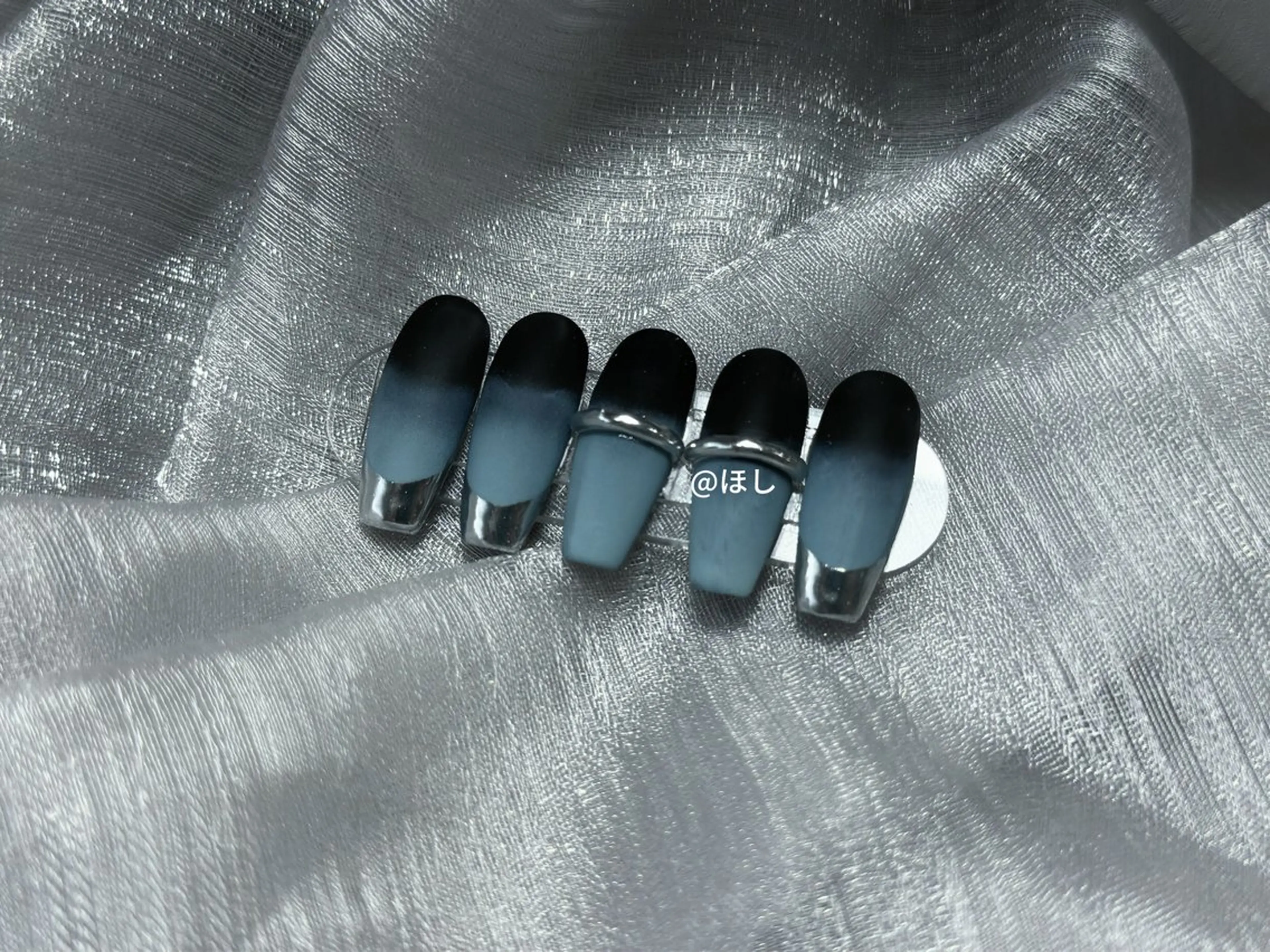 ネイル ブルー ほ しのネイルデザイン