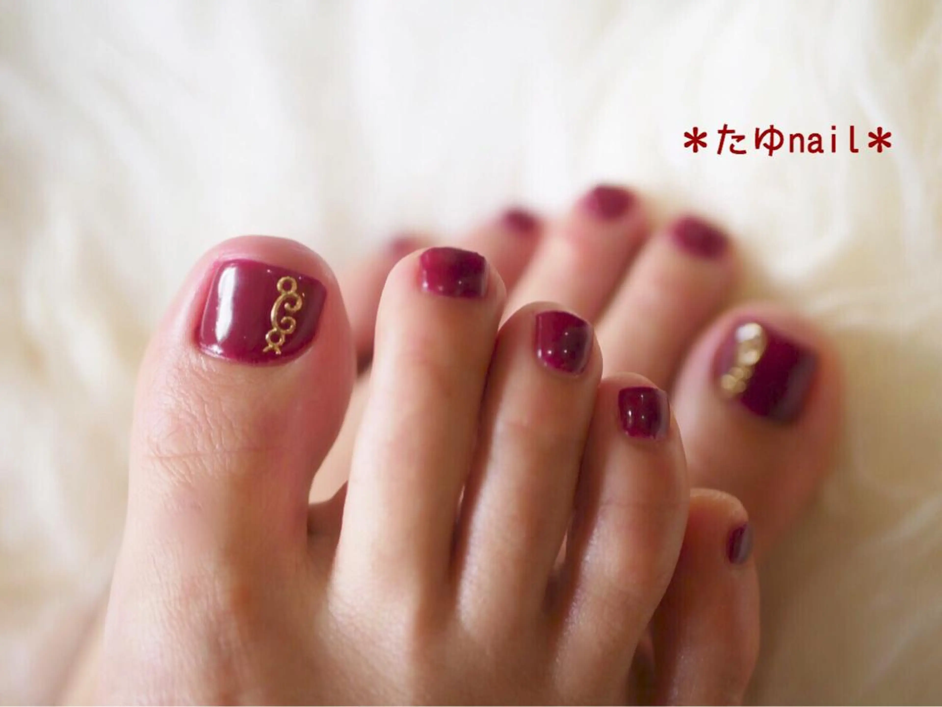 ネイル フットネイル ネイルサロン 【たゆnail】のネイルデザイン