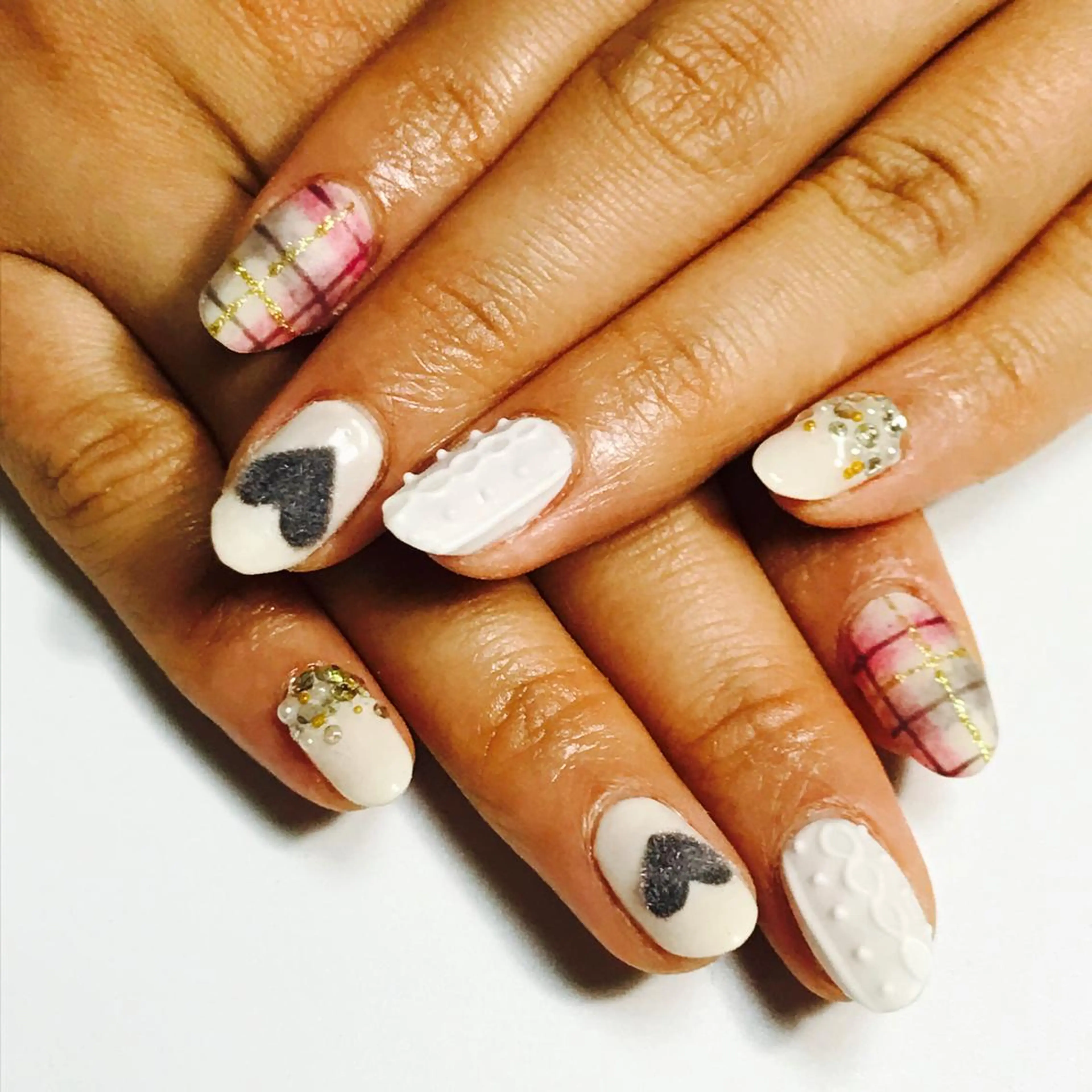 ネイル アートネイル マットネイル 安藤 Charlotteのネイルデザイン