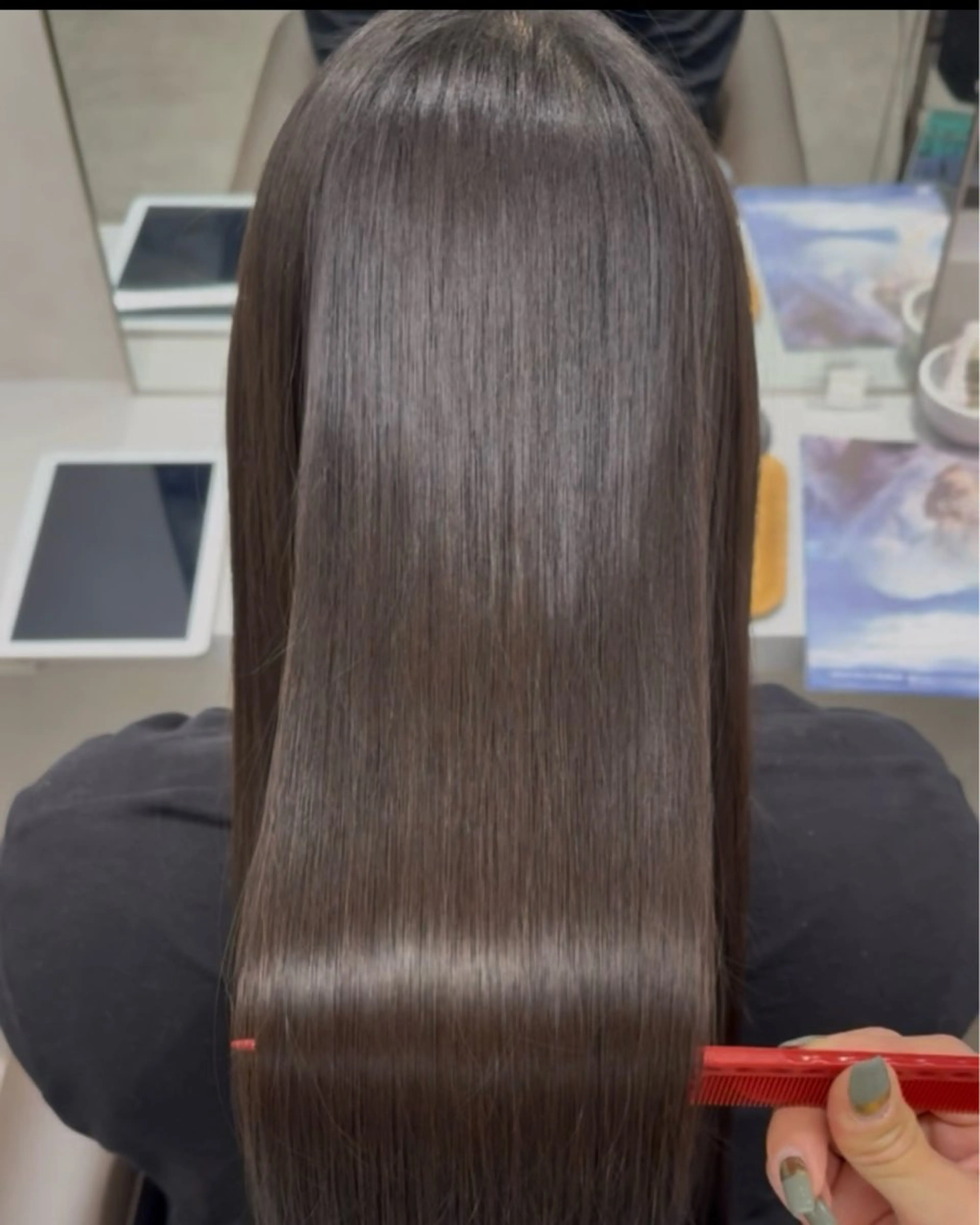 ロング パツボブ/レイヤー 西梅田/かえで🎀のヘアスタイル