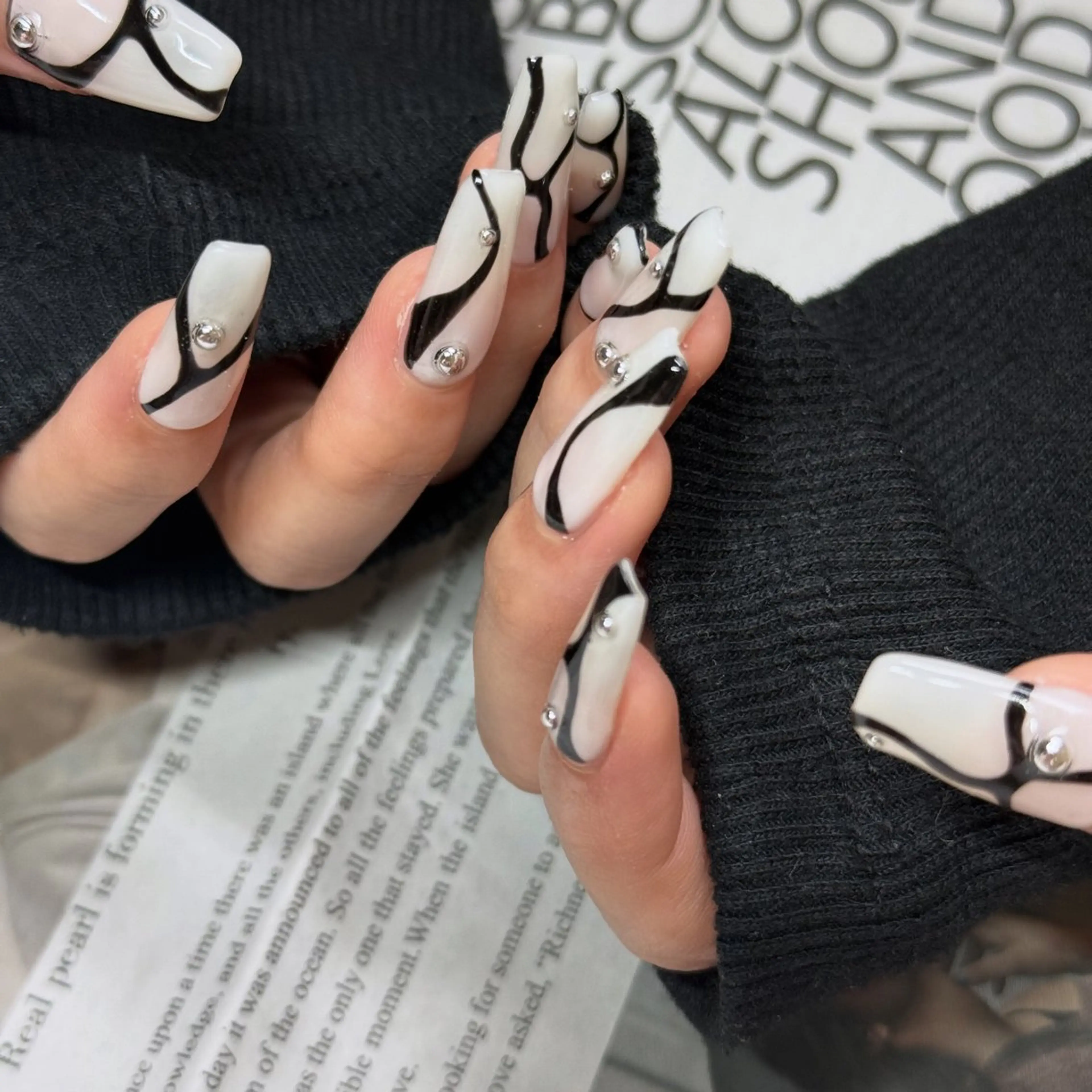 ネイル アートネイル ニュアンスネイル ハンドネイル mai♡マグネット/ ニュアンス/マツパのマツエク・マツパデザイン