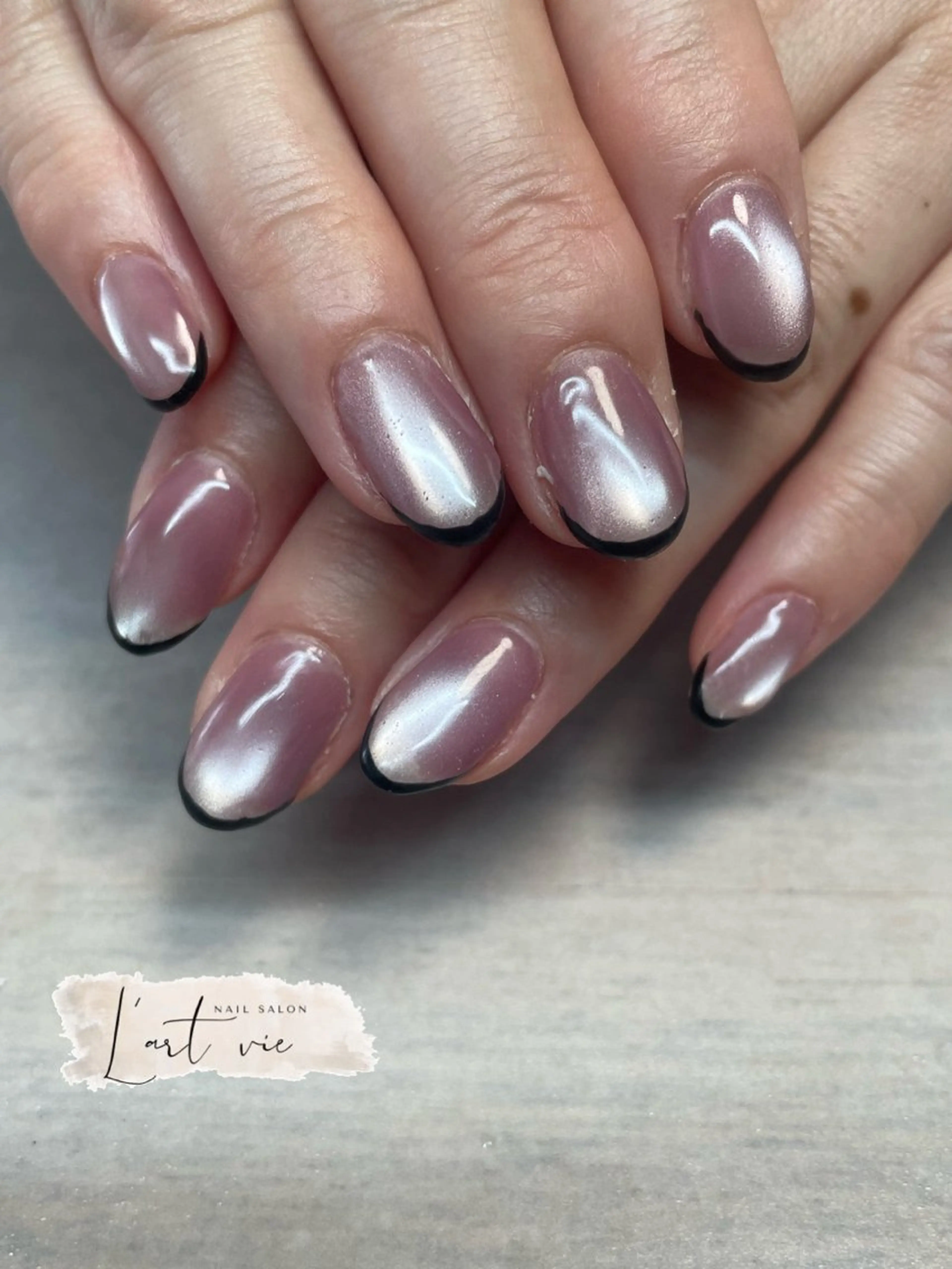 ネイル フレンチネイル ハンドネイル NailSalon L’artVieのネイルデザイン