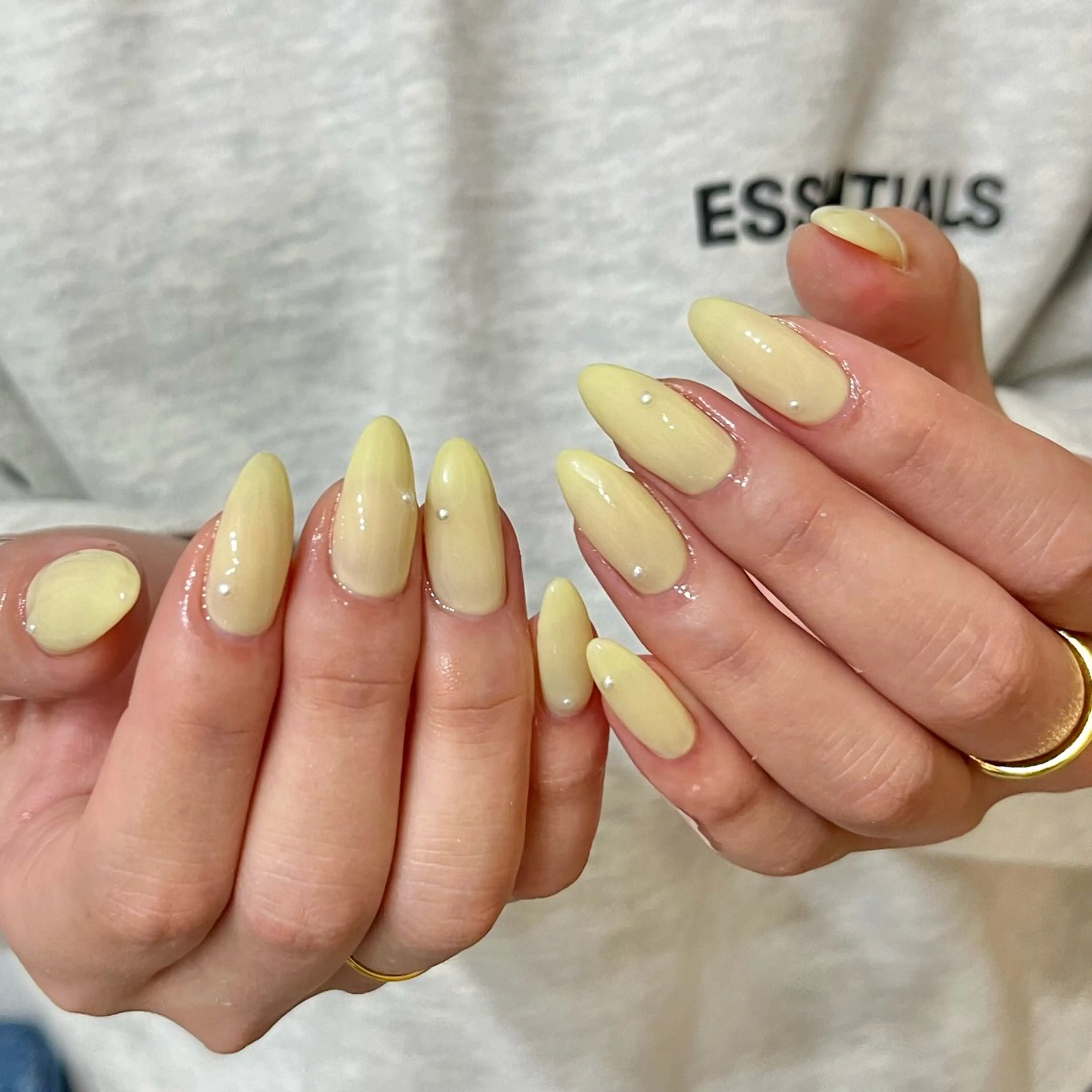 ネイル グリーン ハンドネイル vegh.所属・vegh. nail/阿波座のネイルデザイン