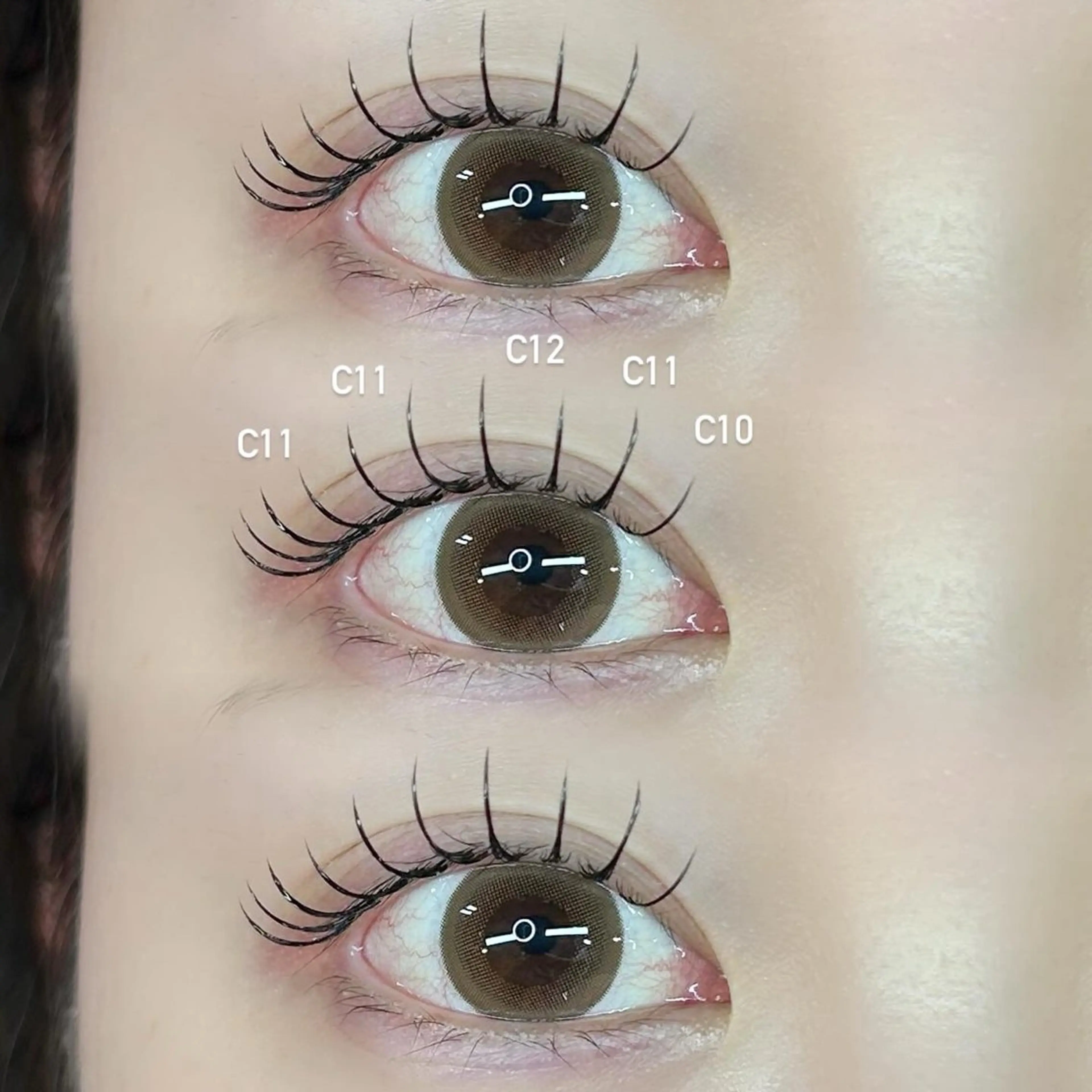 【4/20限定クーポン】🎀LEDフラットラッシュ120​〜​140本🎀 (別途指名料¥550)の写真