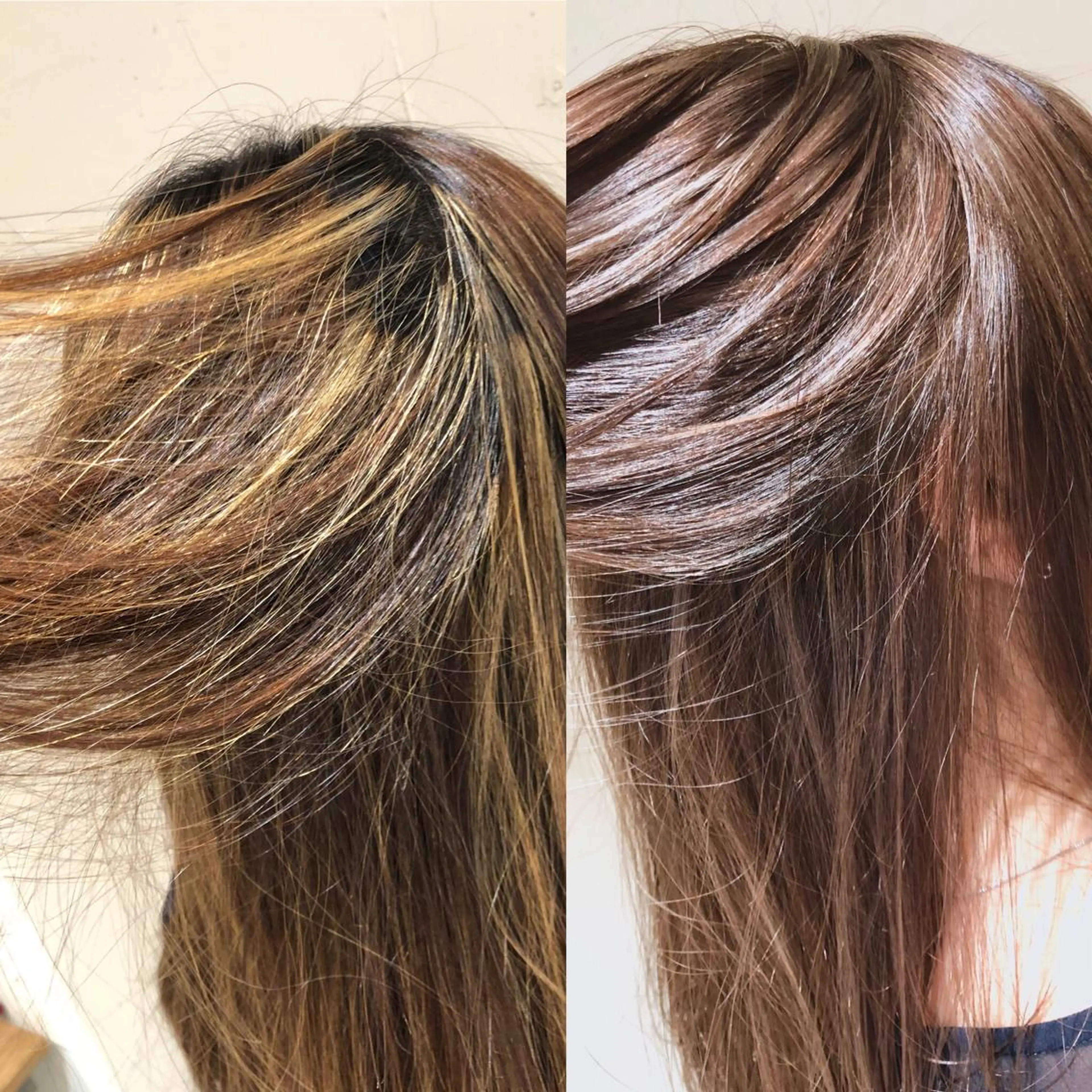 セミロング カラー パーマ ヘアアレンジ アッシュ ベージュカラー ブリーチ 透明感カラー グラデーションカラー 【ツヤ髪美容師】 ツダケイスケのヘアスタイル
