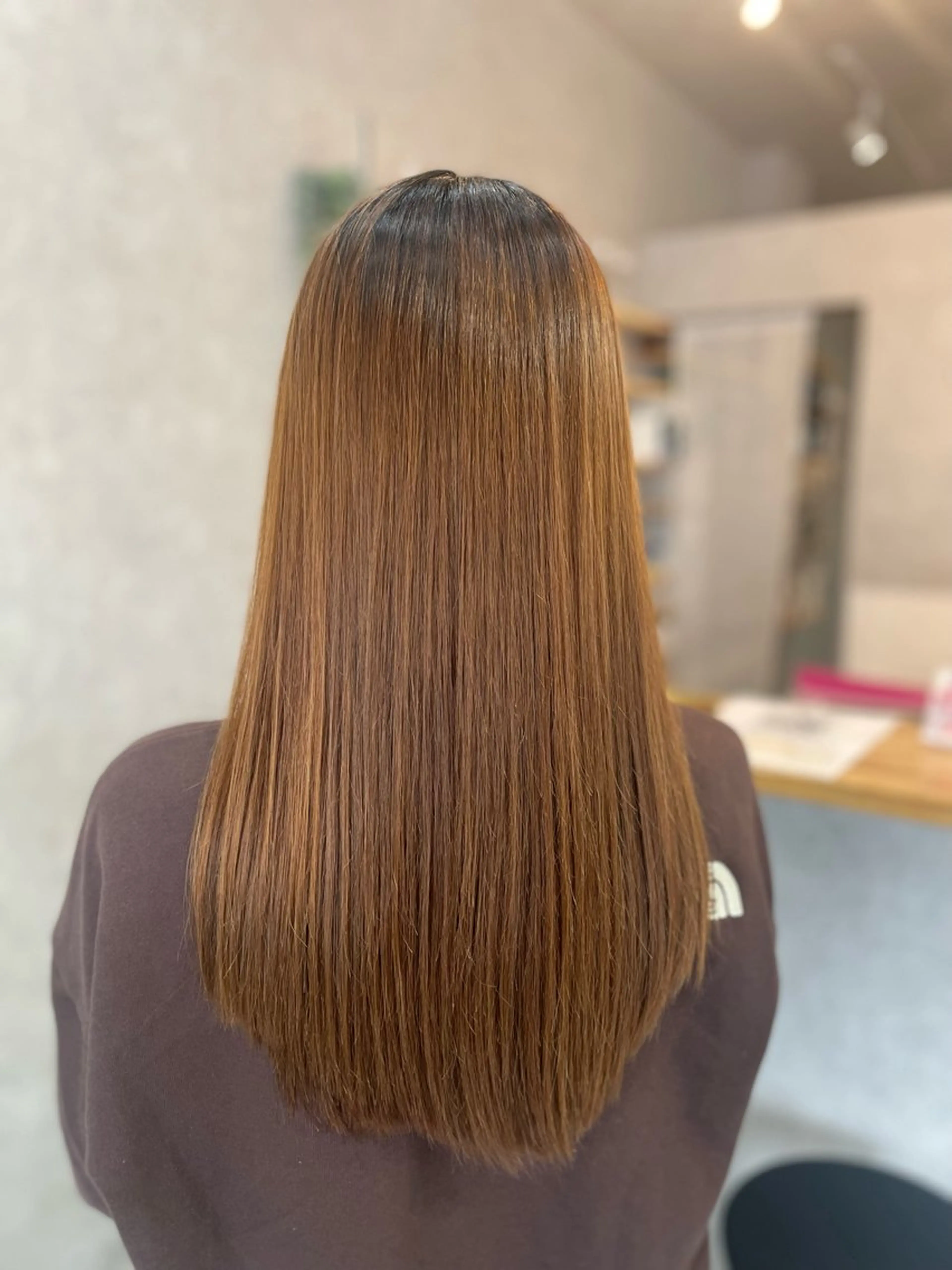 ロング 縮毛矯正 トリートメント BOTABIUM nanamiのヘアスタイル