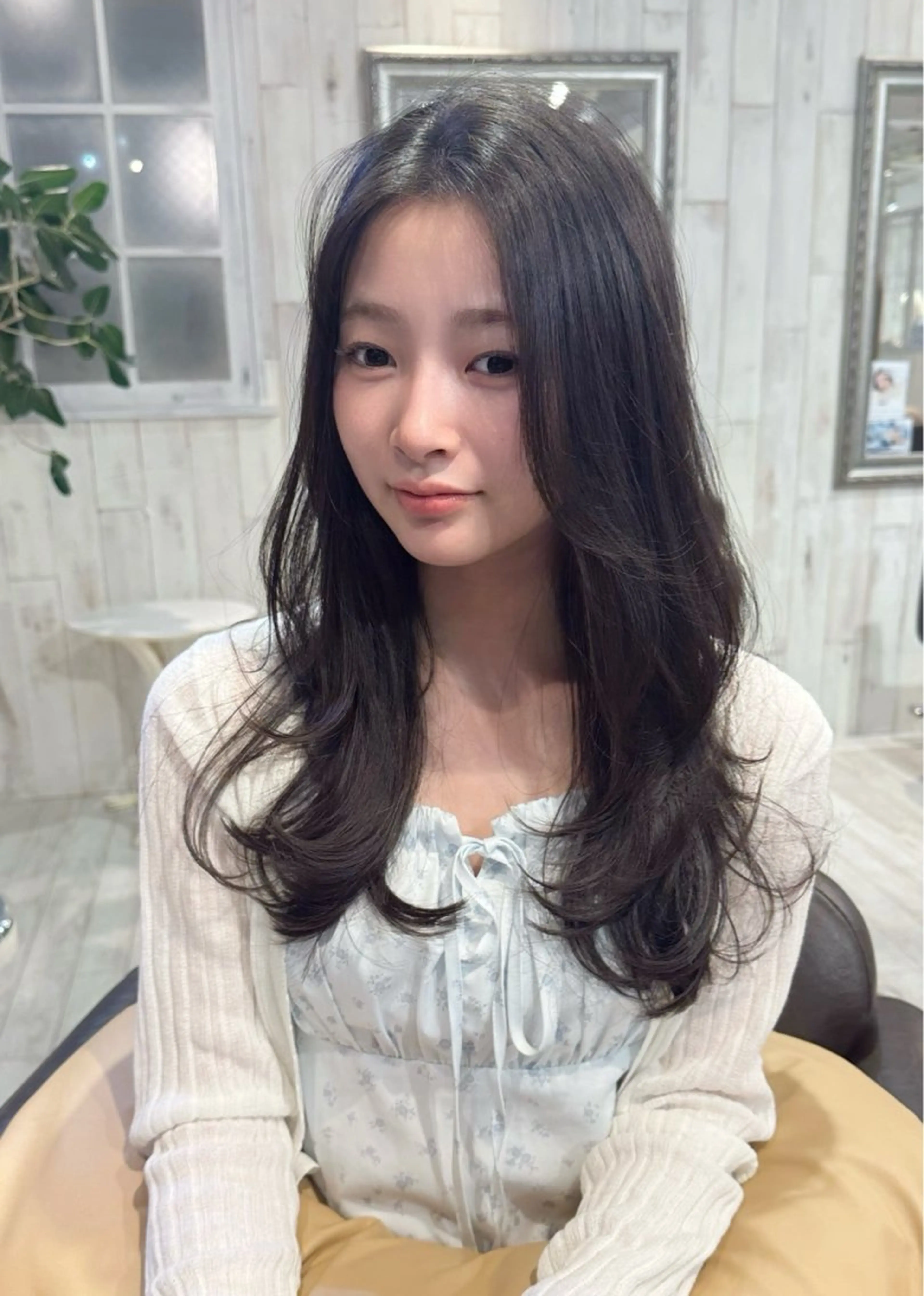 セミロング 縮毛矯正/ショート/ レイヤー/畑中正敏のヘアスタイル