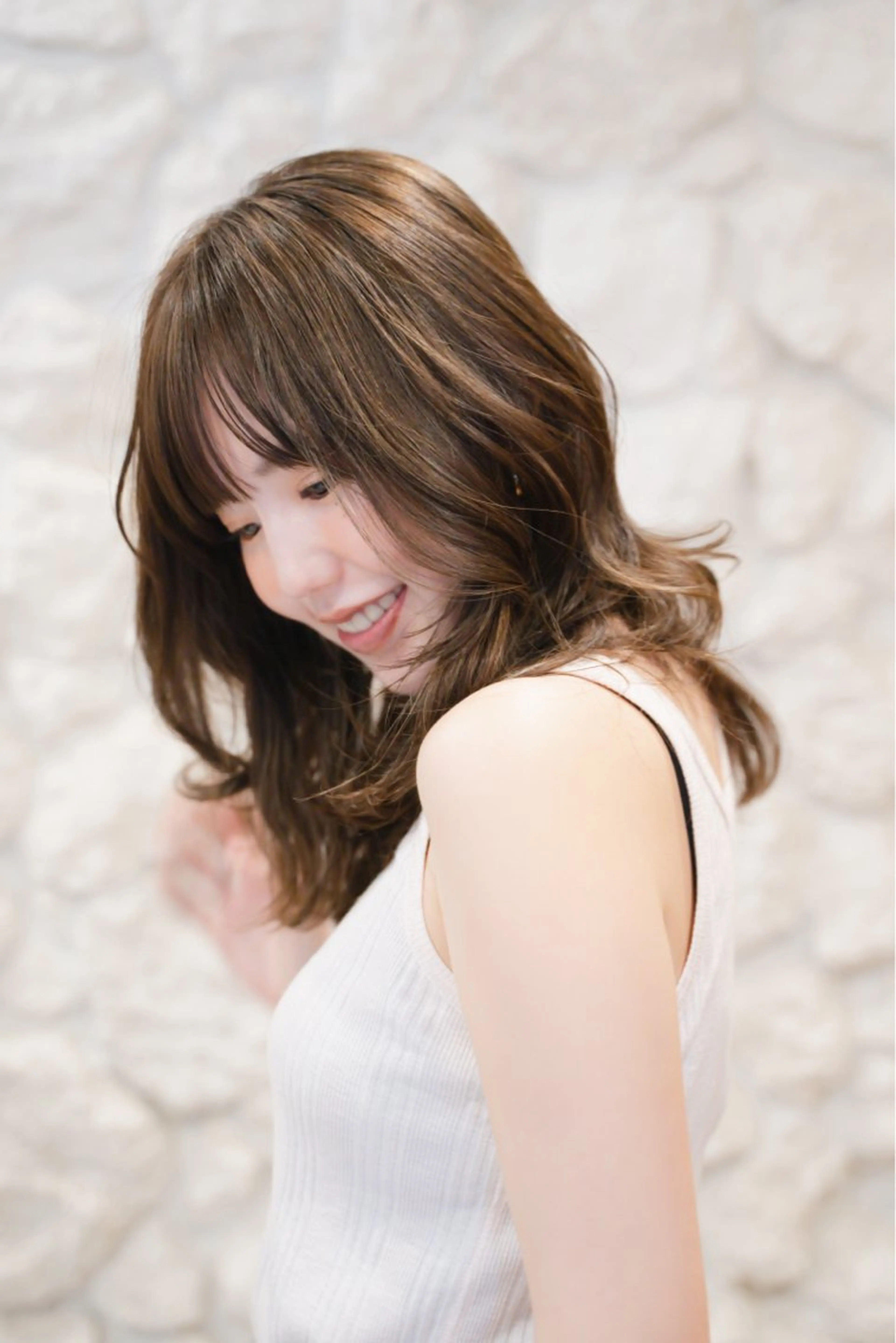 ロング ショート/ハイライト 松倉のヘアスタイル