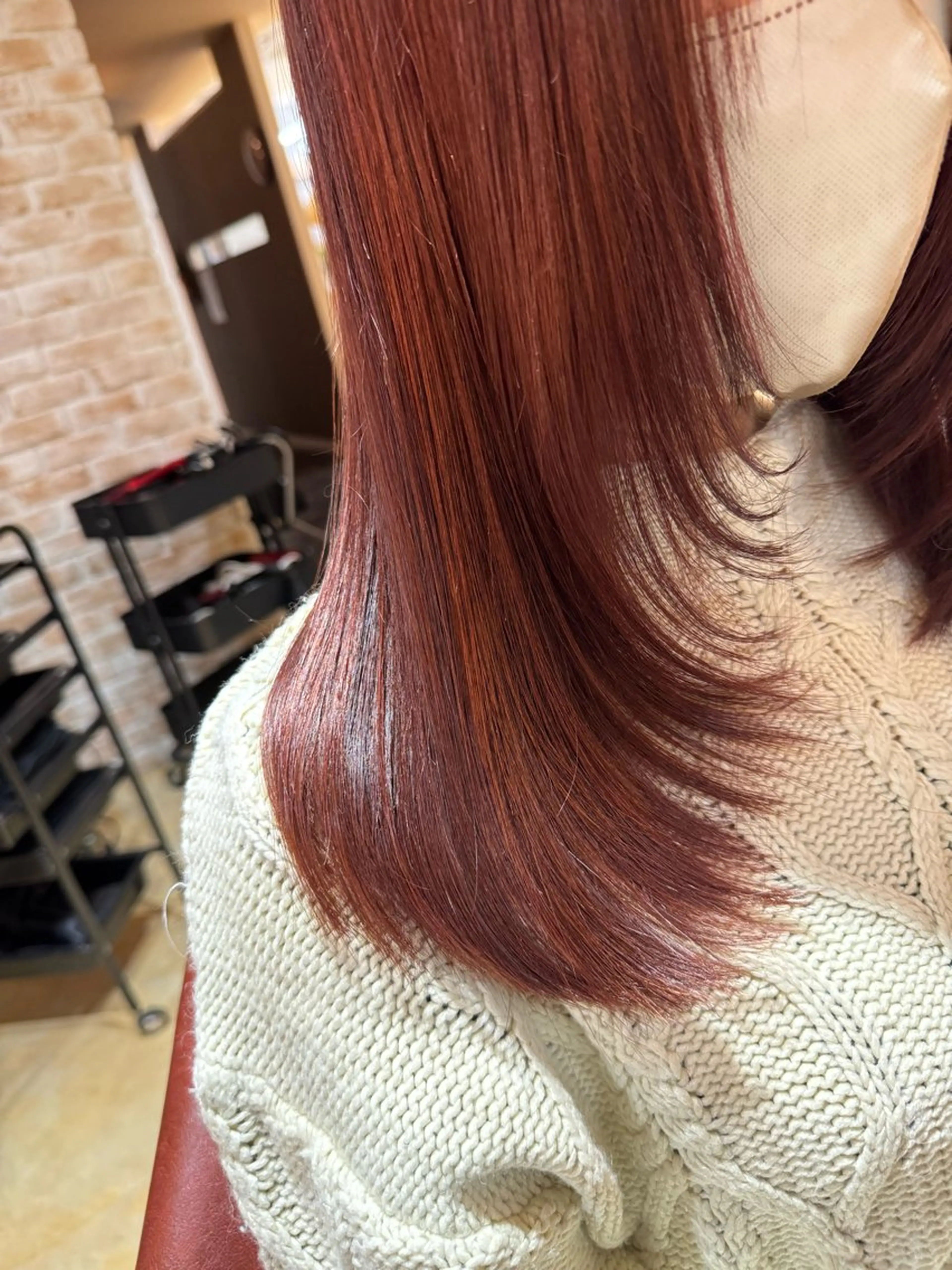 ロング 小倉 沙織のヘアスタイル