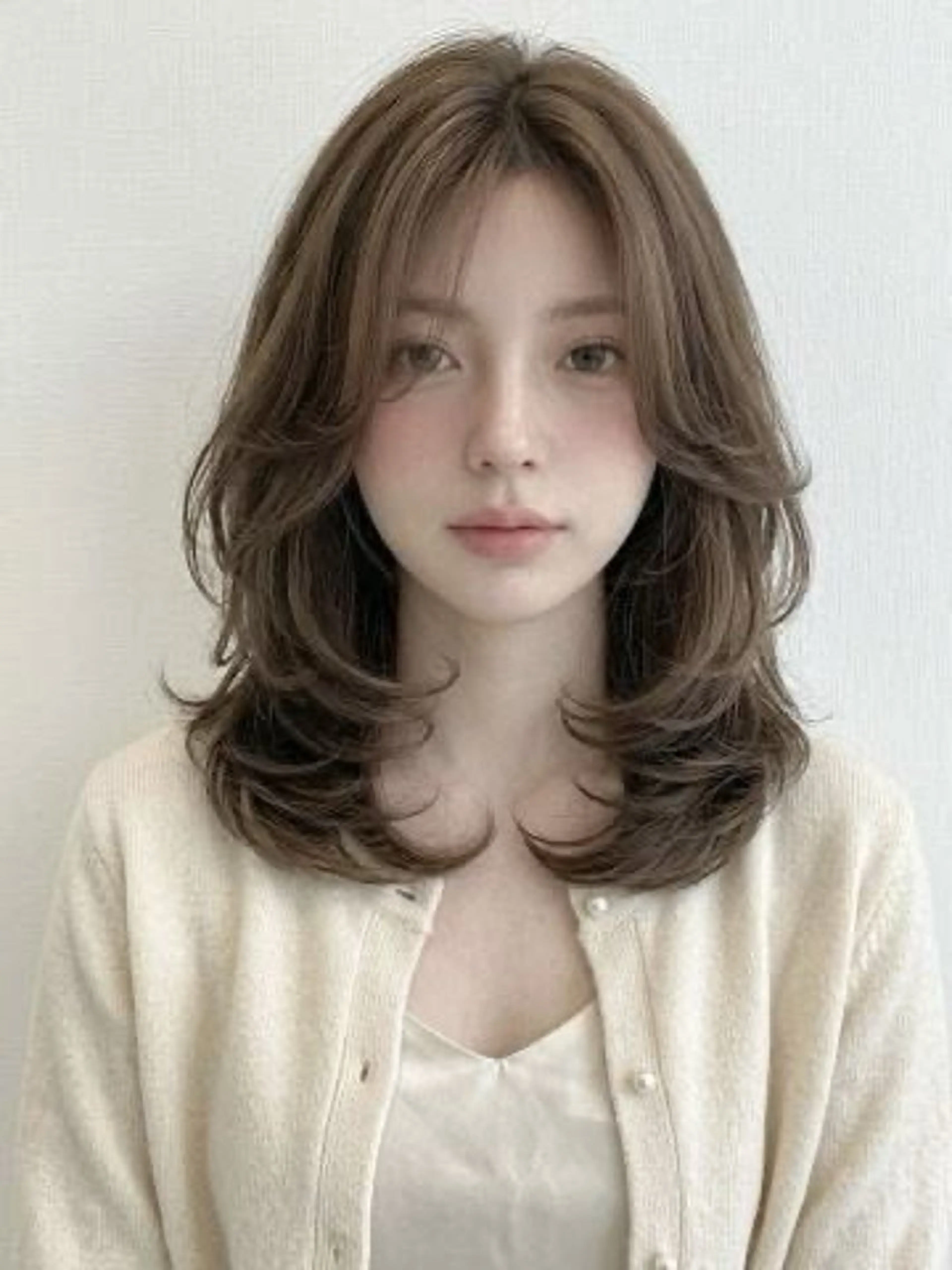 ミディアム ユズキ/銀座似合わせ カット♡透明感カラーのヘアスタイル