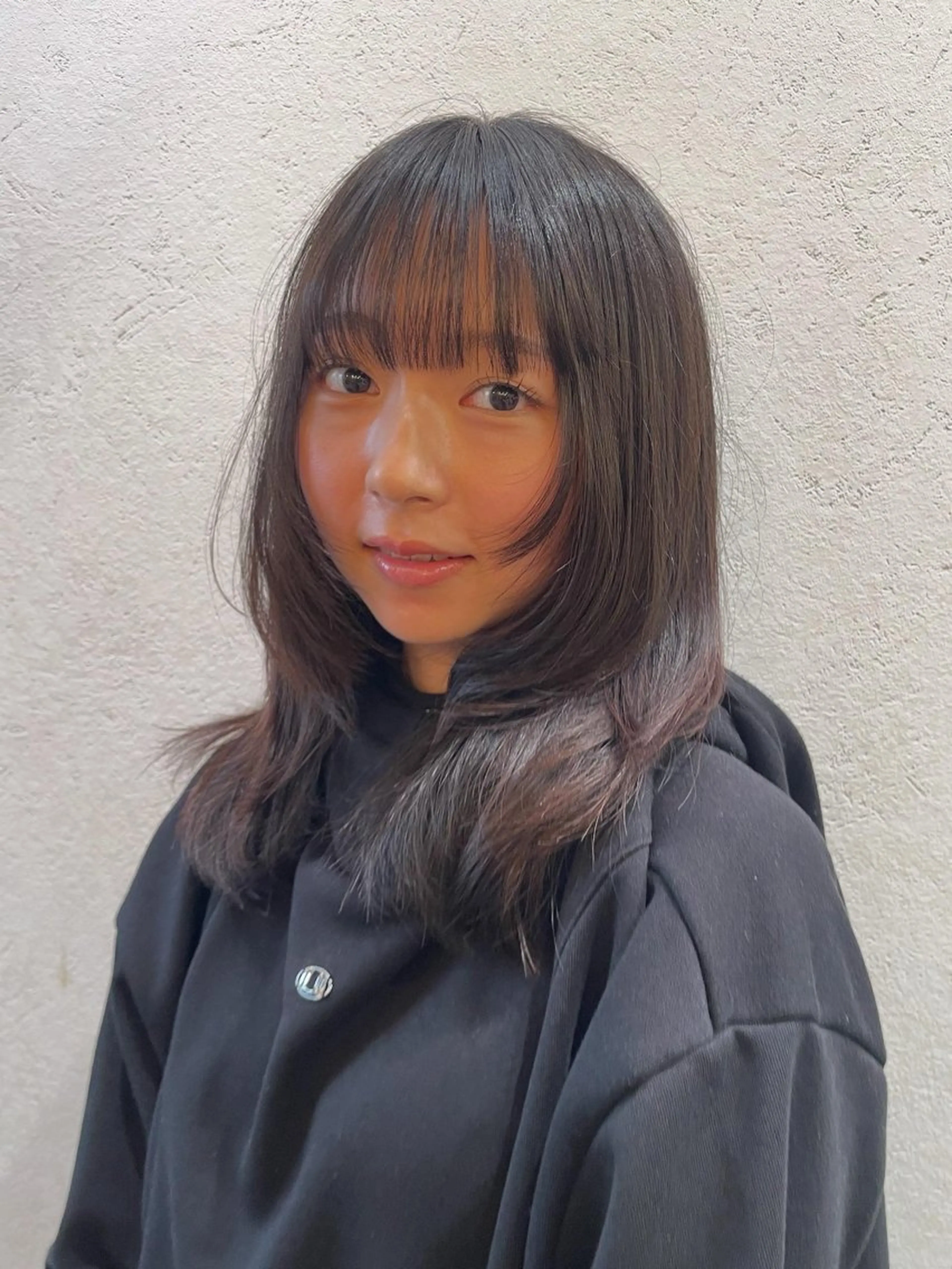 セミロング カット 🎀レイヤー/パーマ カラー/ai🎀のヘアスタイル