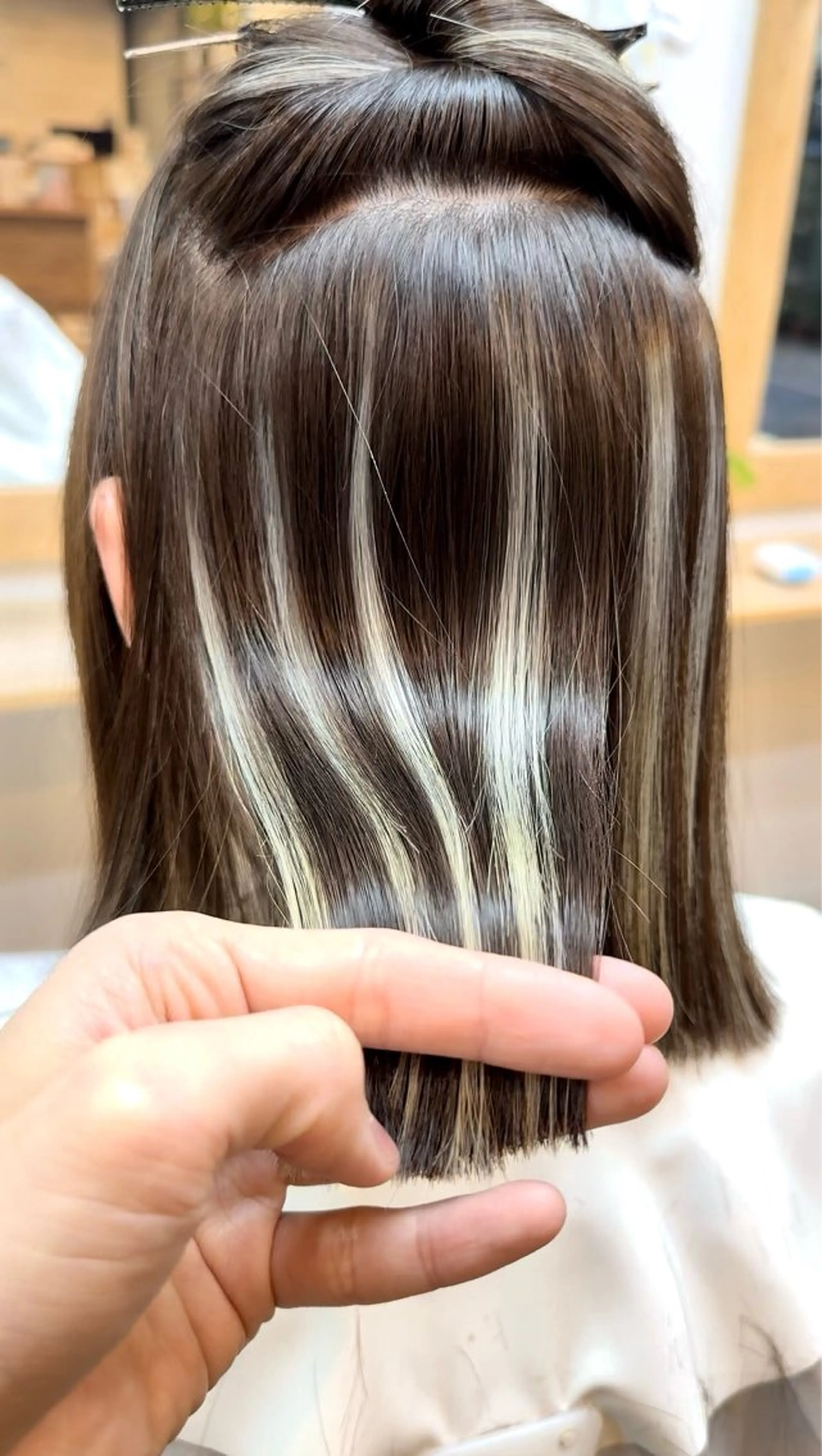 ショート カラー ハイライトカラー ボブ ハイライト ヘアカラー トリートメント Cure2所属・🌈ハイライト特化 🌈 🐶ノザワ🐶のヘアスタイル